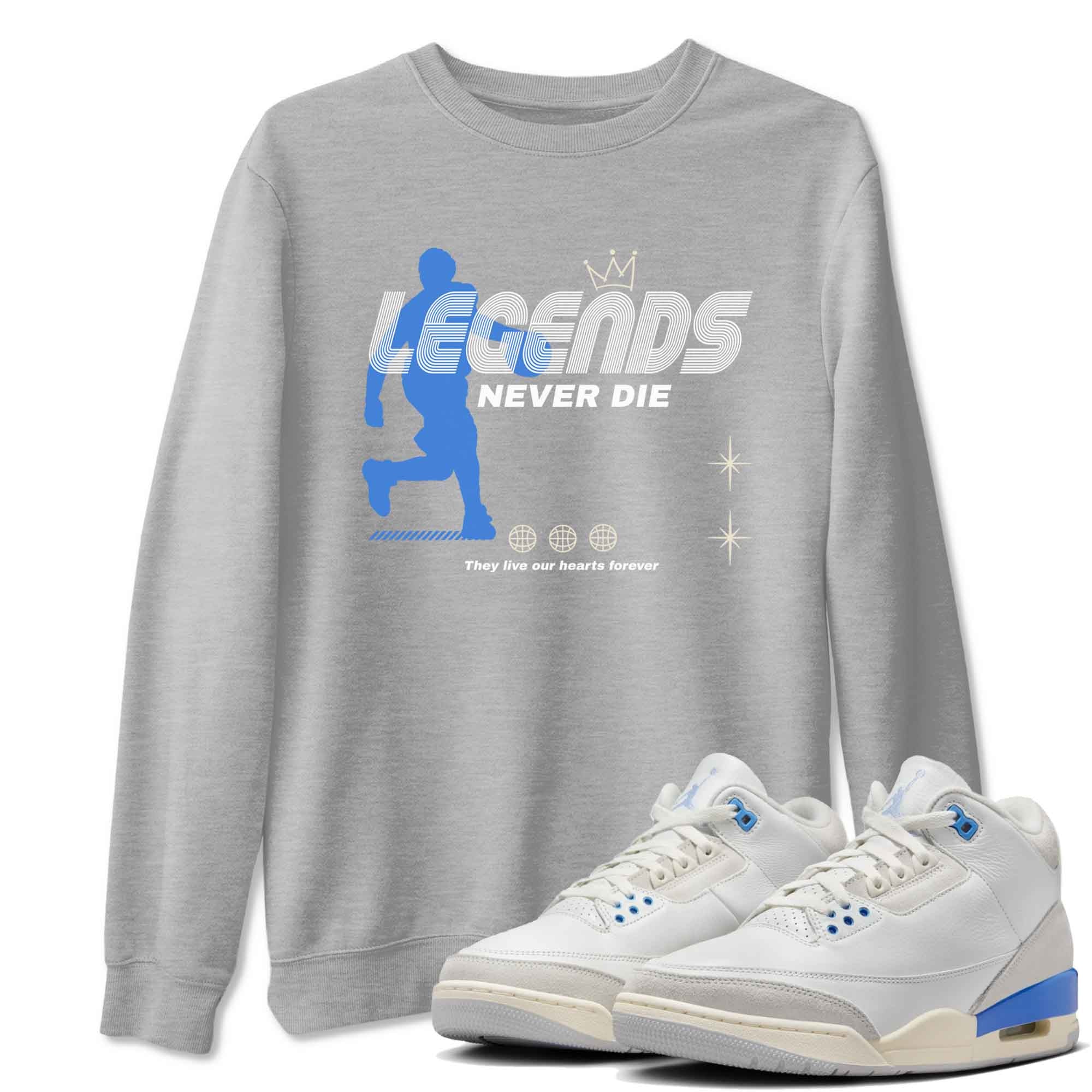Legends Never Die snkmatch Tees - Air Jordan 3 Lucky Shorts