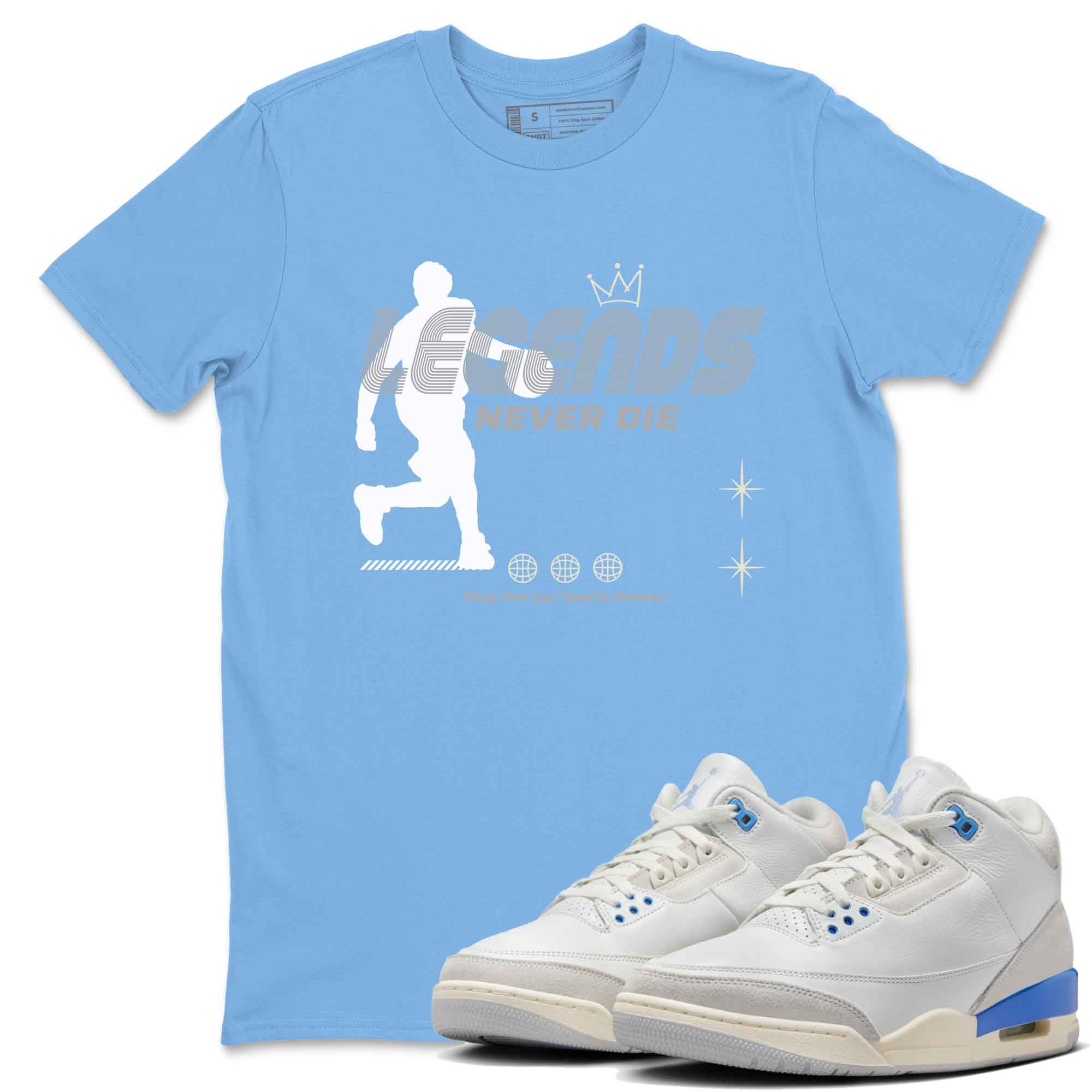 Legends Never Die snkmatch Tees - Air Jordan 3 Lucky Shorts