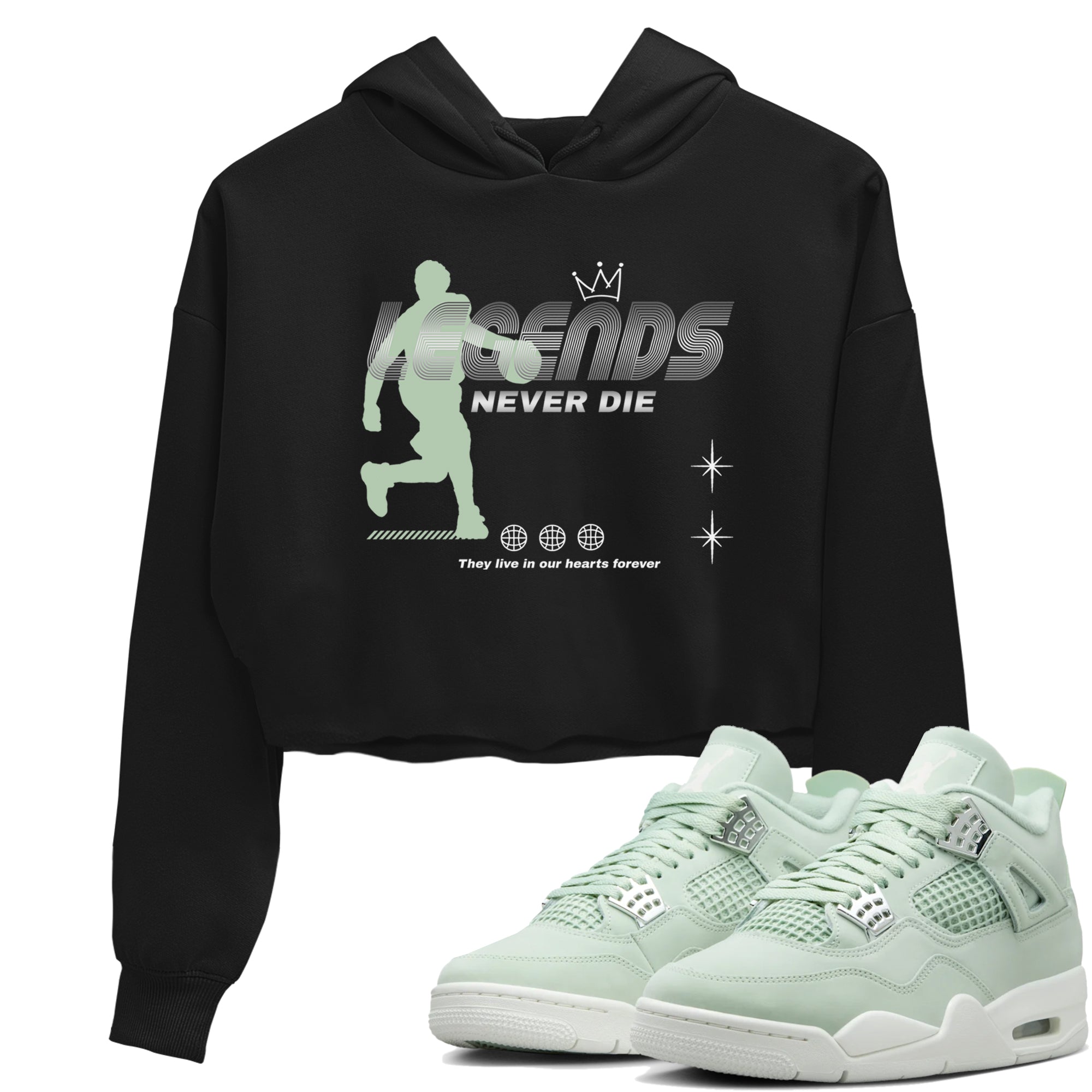 Legends Never Die snkmatch Women's Top - Air Jordan 4 Abundance