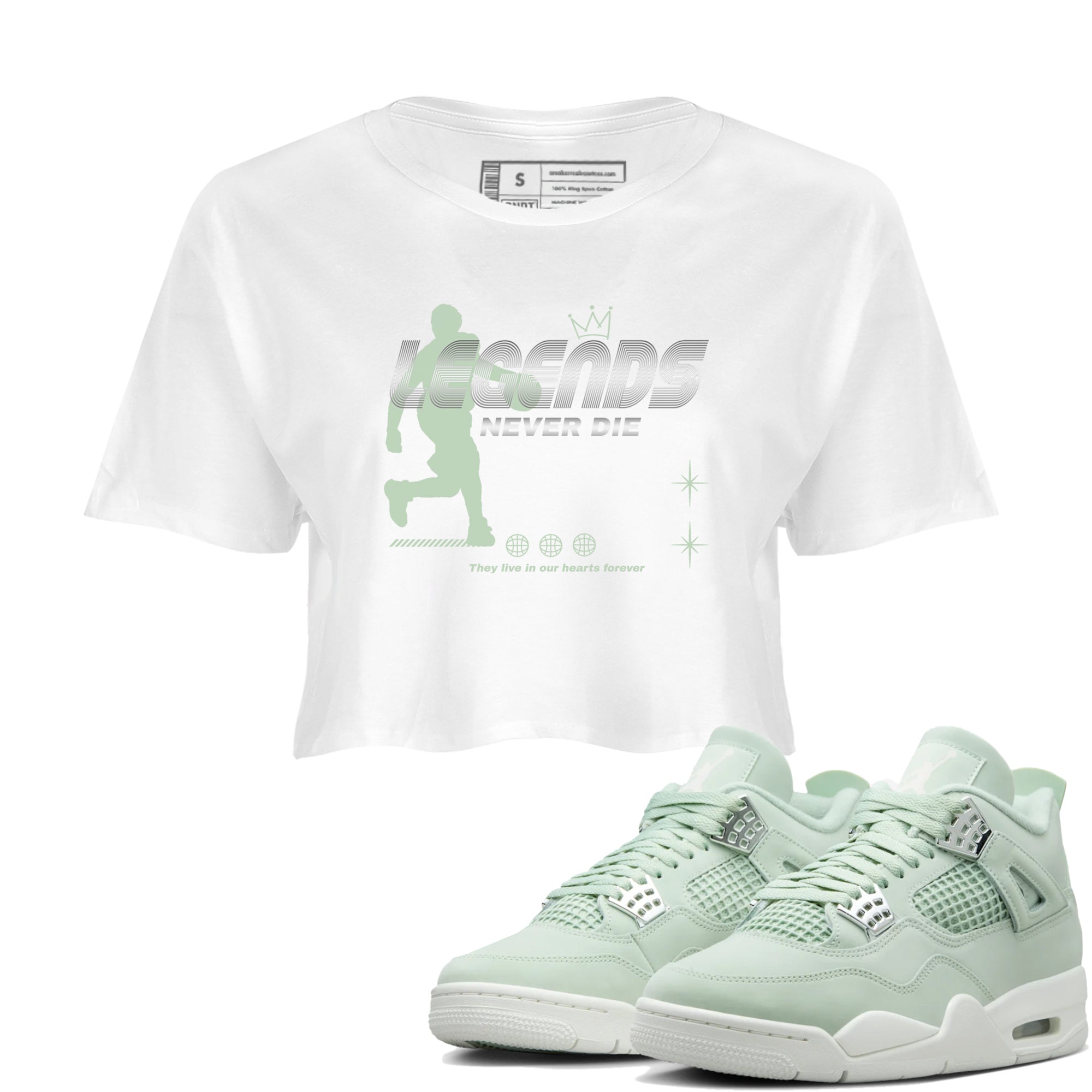 Legends Never Die snkmatch Women's Top - Air Jordan 4 Abundance