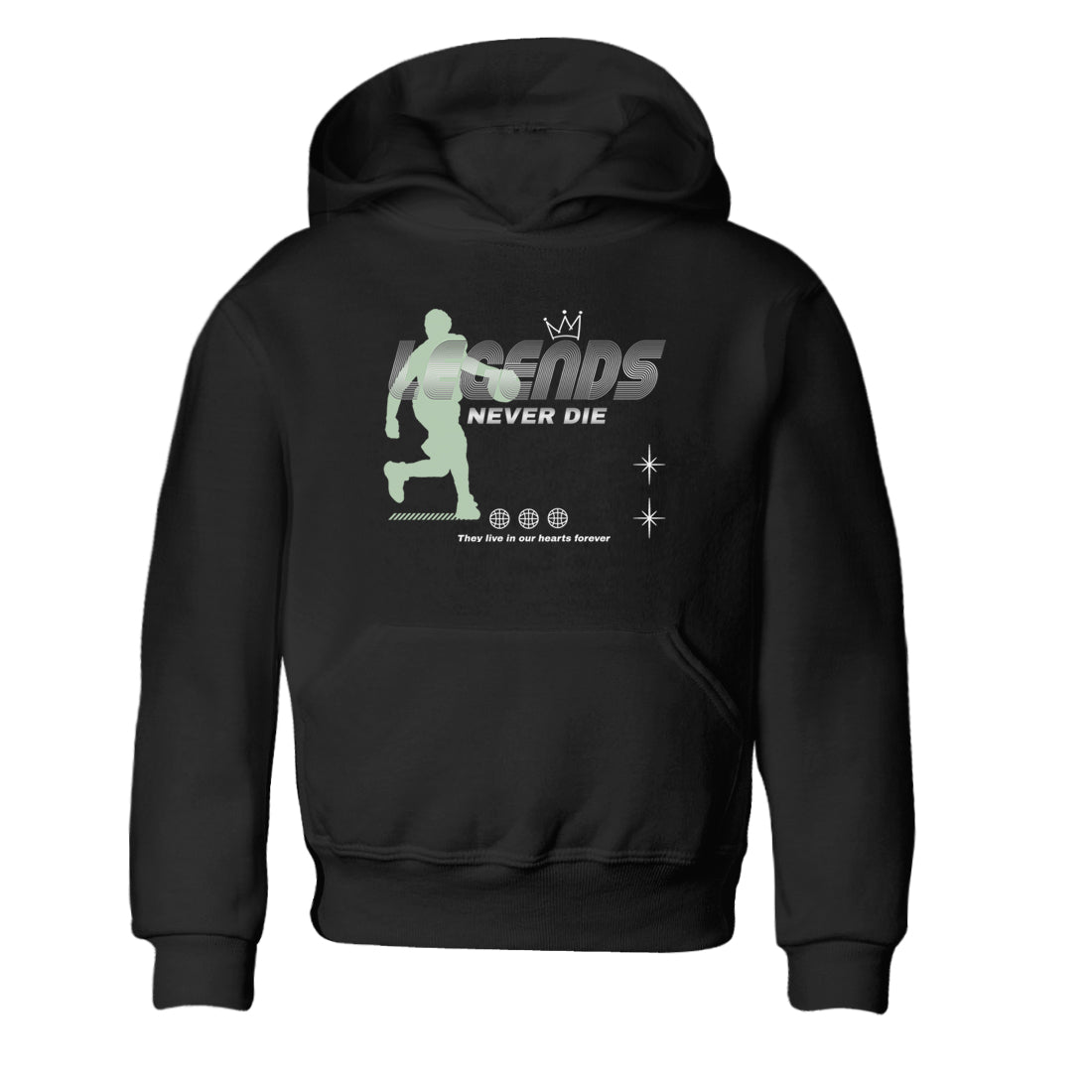 Legends Never Die snkmatch Tees Kids - Air Jordan 4 Abundance