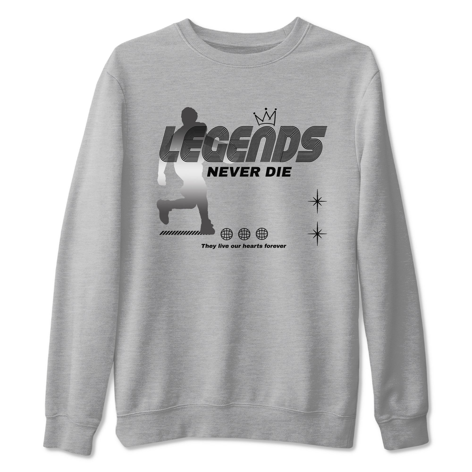 Legends Never Die snkmatch Tees - Air Jordan 4 Black Cat