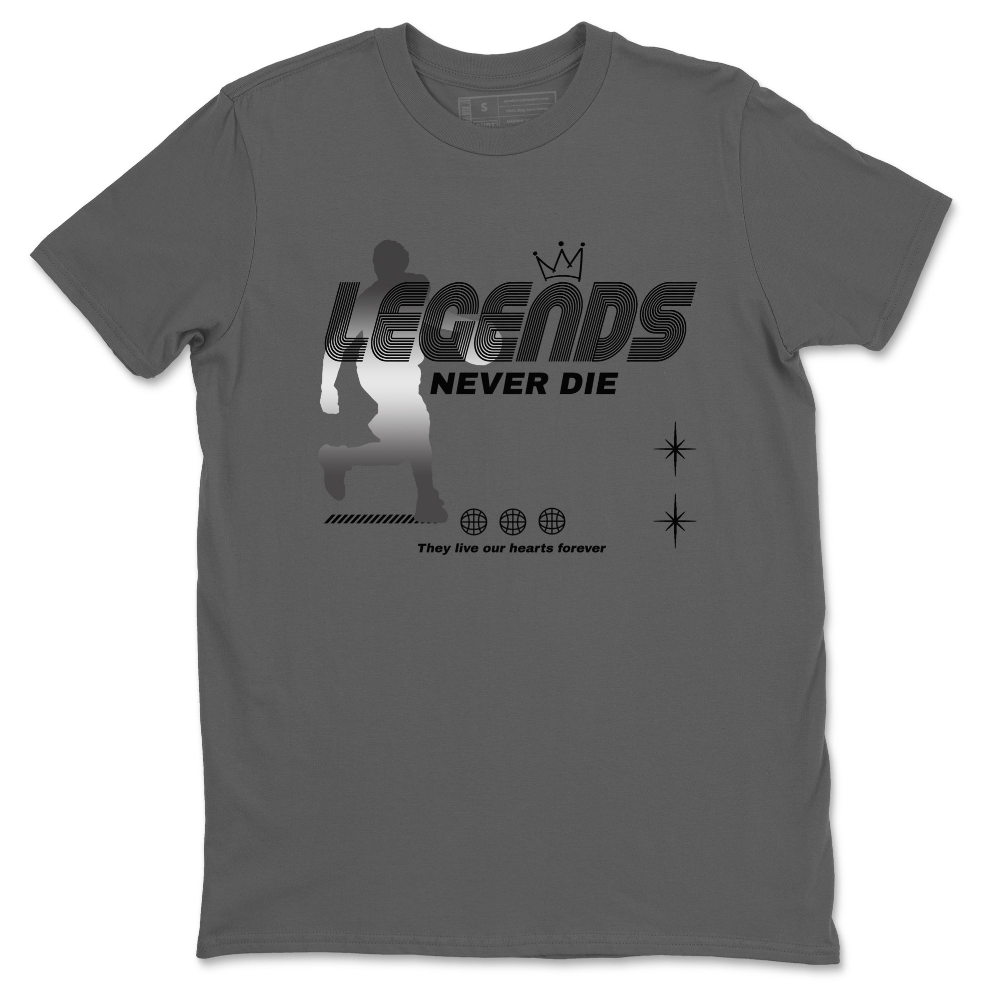 Legends Never Die snkmatch Tees - Air Jordan 4 Black Cat