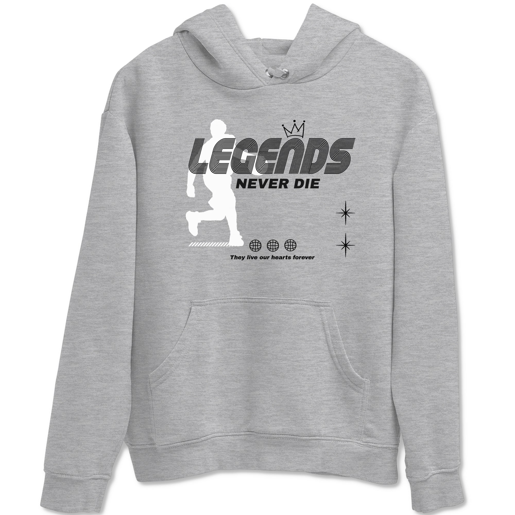 Legends Never Die snkmatch Tees - Air Jordan 4 Fear