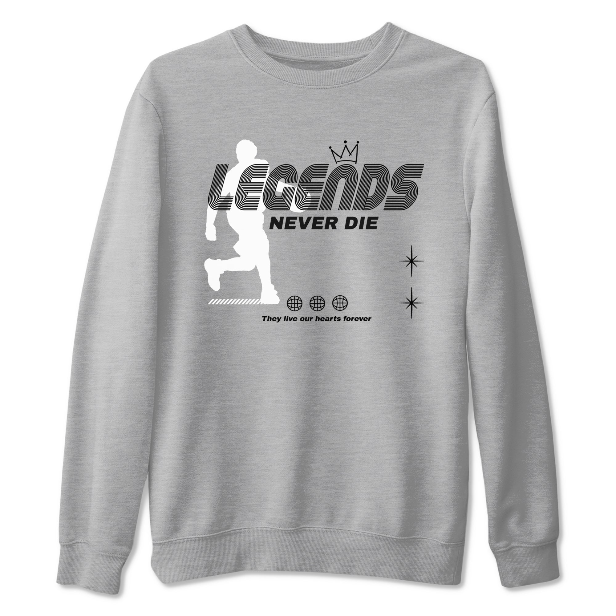 Legends Never Die snkmatch Tees - Air Jordan 4 Fear