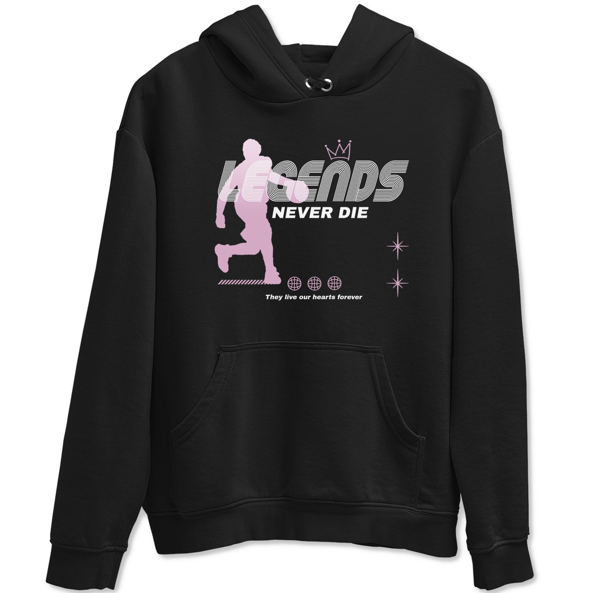 Legends Never Die snkmatch Tees - Air Jordan 4 Orchid