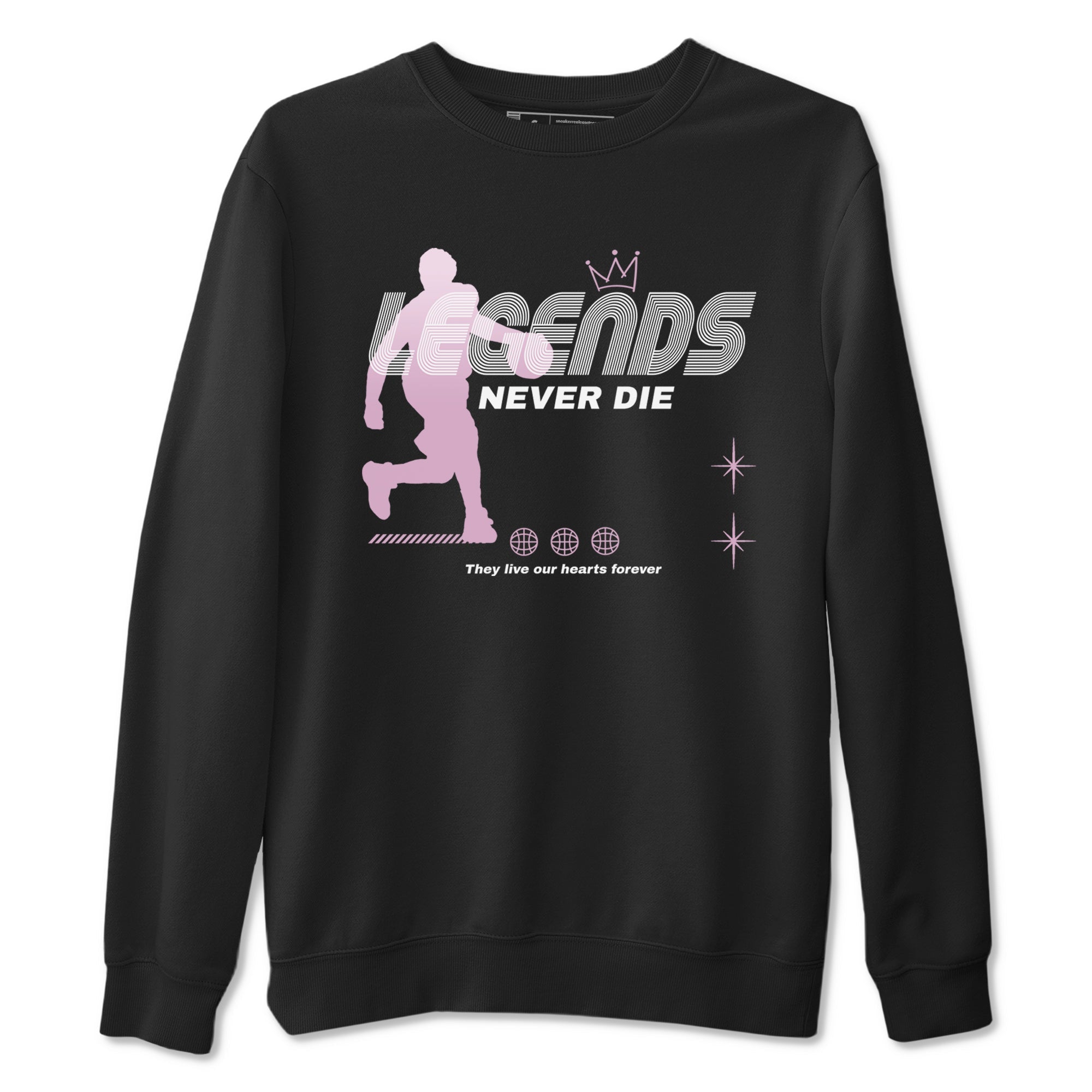 Legends Never Die snkmatch Tees - Air Jordan 4 Orchid