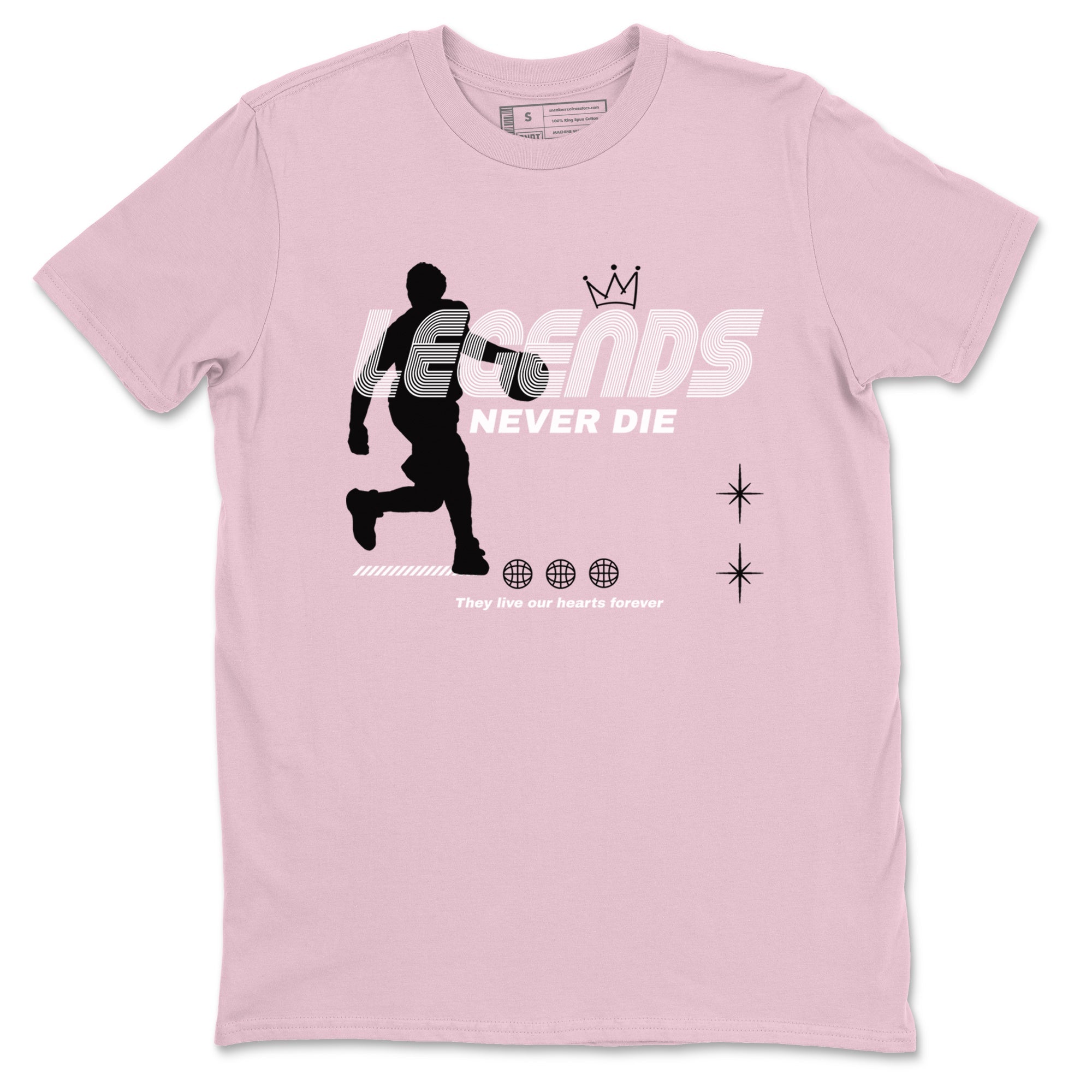 Legends Never Die snkmatch Tees - Air Jordan 4 Orchid