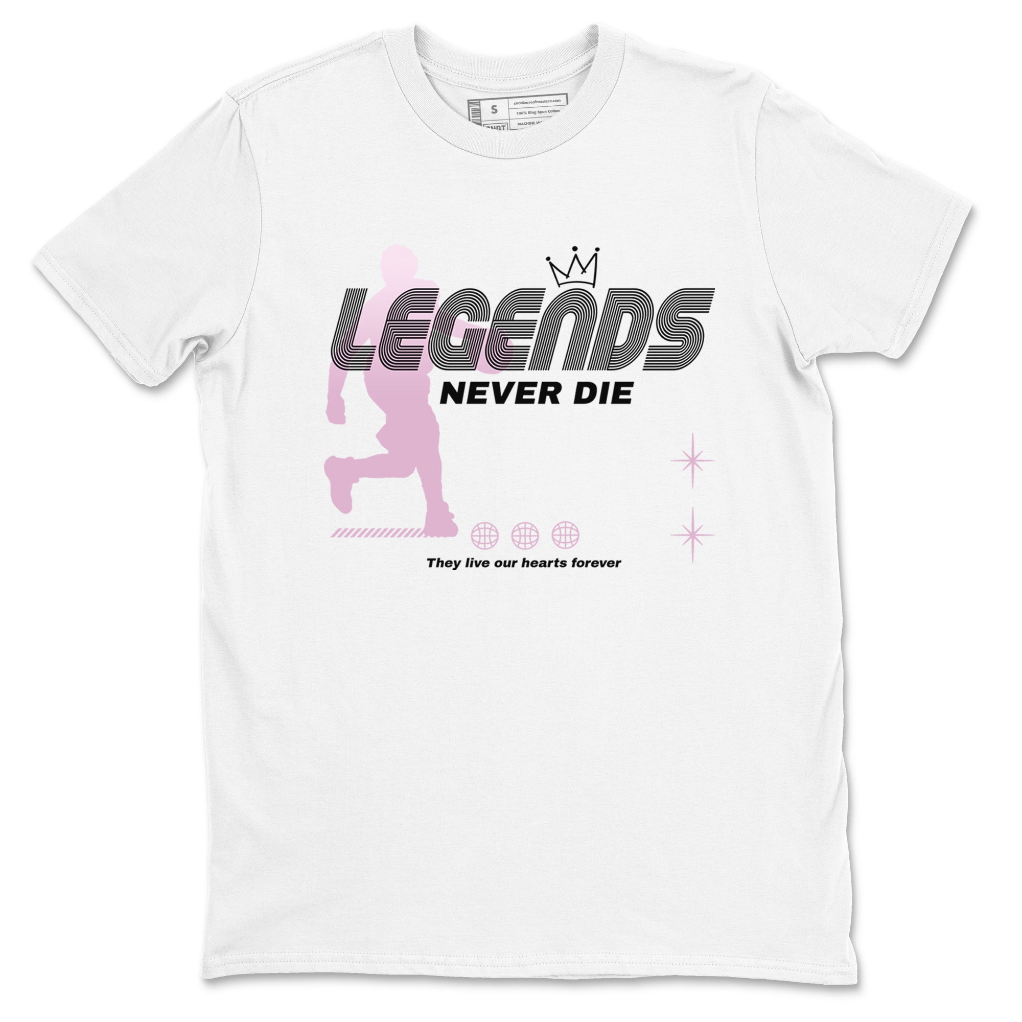 Legends Never Die snkmatch Tees - Air Jordan 4 Orchid
