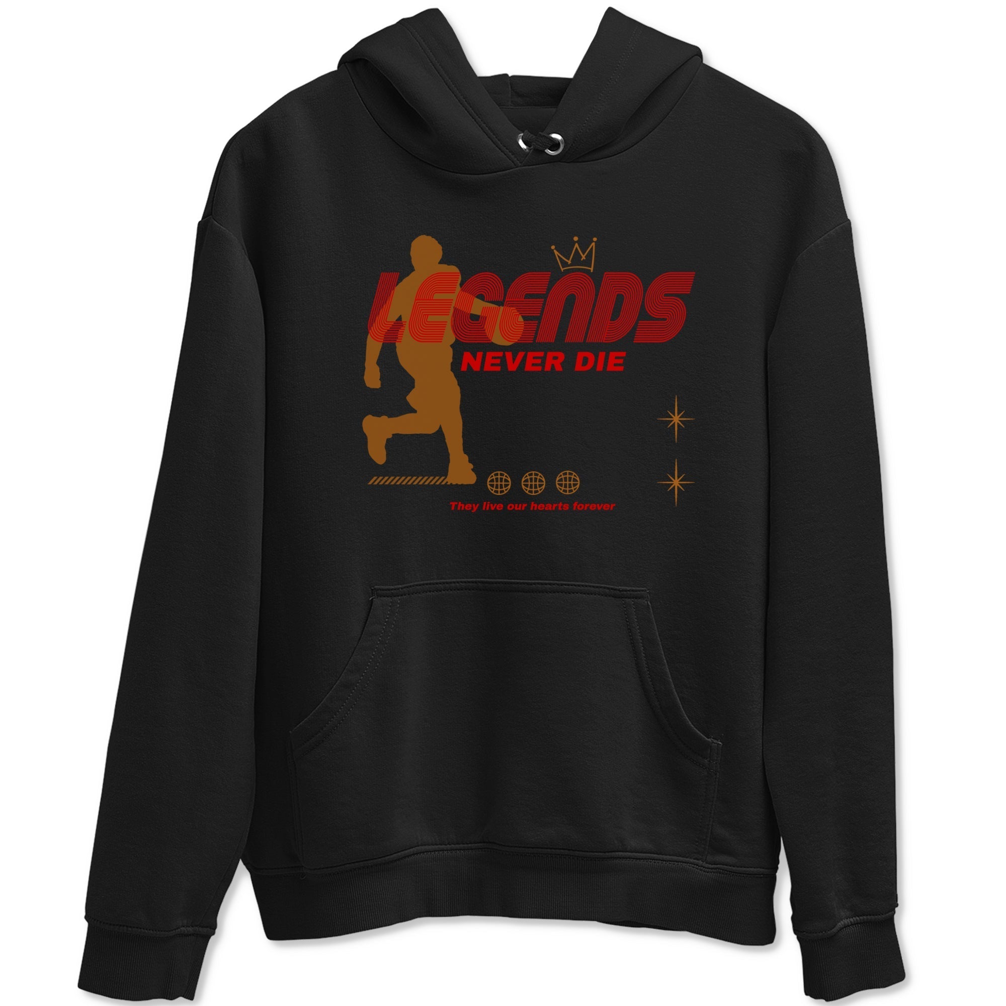 Legends Never Die snkmatch Tees - Air Jordan 5 Archaeo Brown