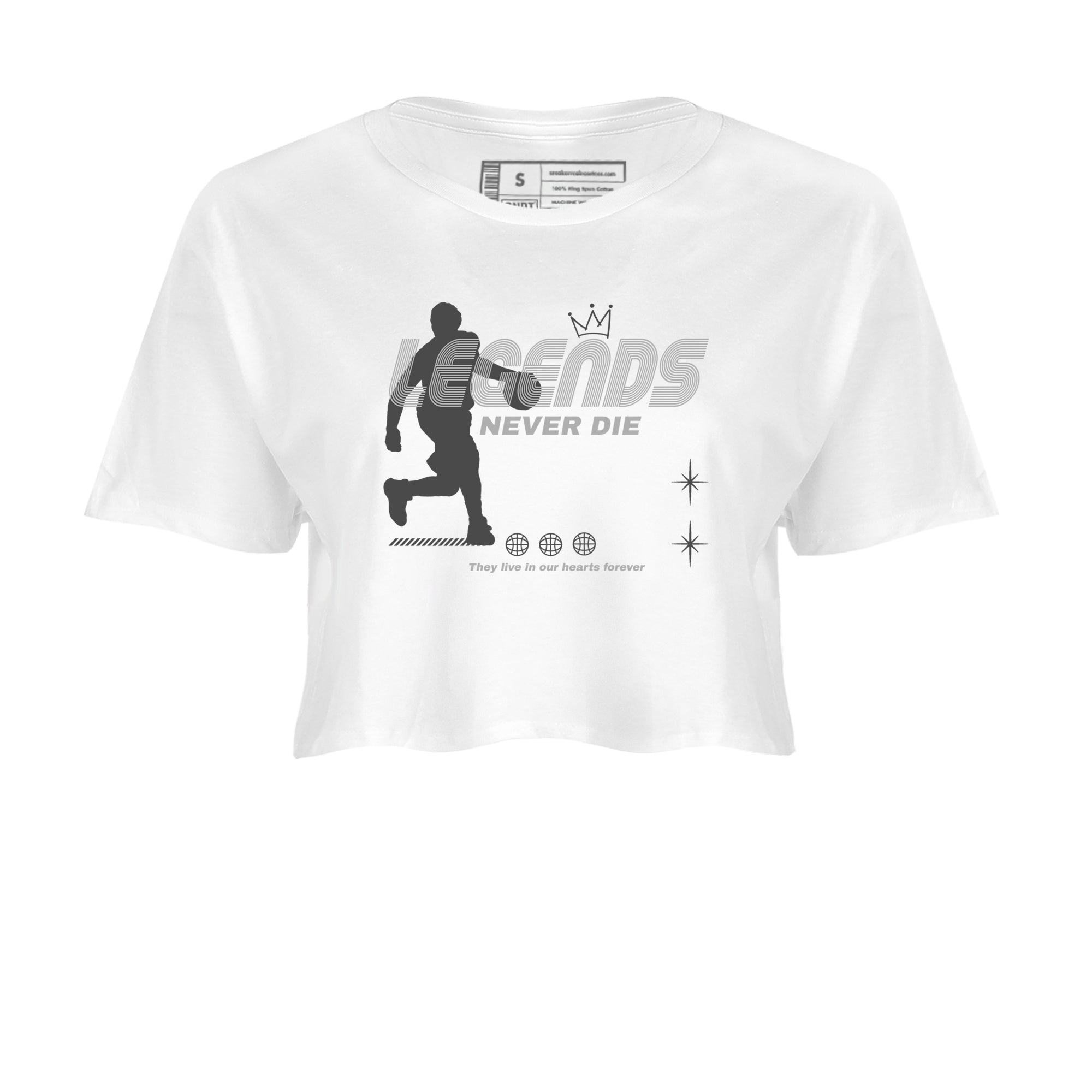 Legends Never Die snkmatch Women's Top - Air Jordan 9 Cool Grey