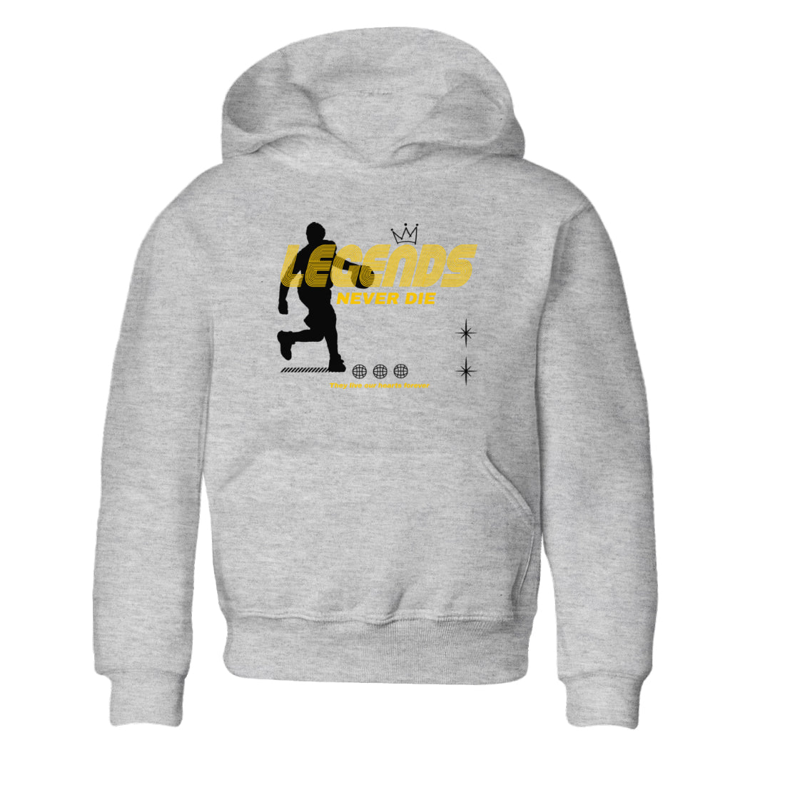 Legends Never Die snkmatch Tees Kids - Dunk High Pollen