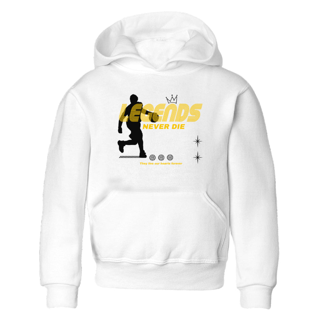 Legends Never Die snkmatch Tees Kids - Dunk High Pollen