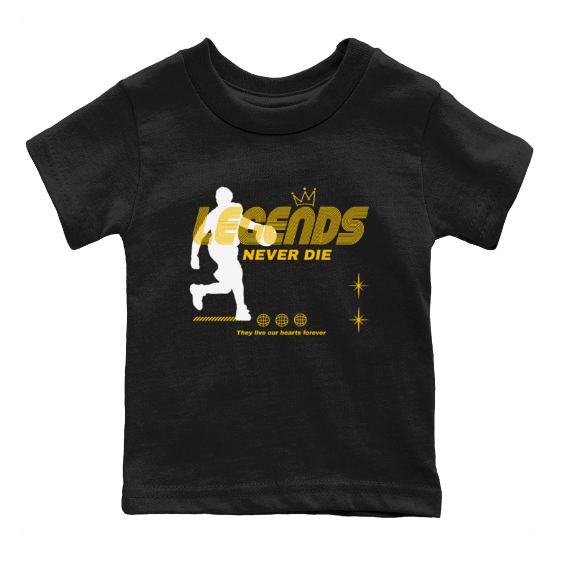 Legends Never Die snkmatch Tees Kids - Dunk High Pollen