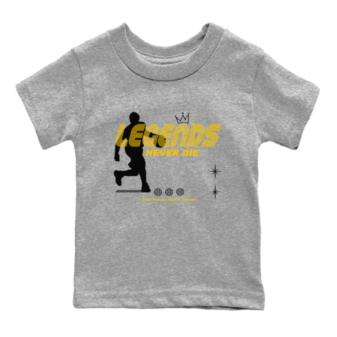 Legends Never Die snkmatch Tees Kids - Dunk High Pollen