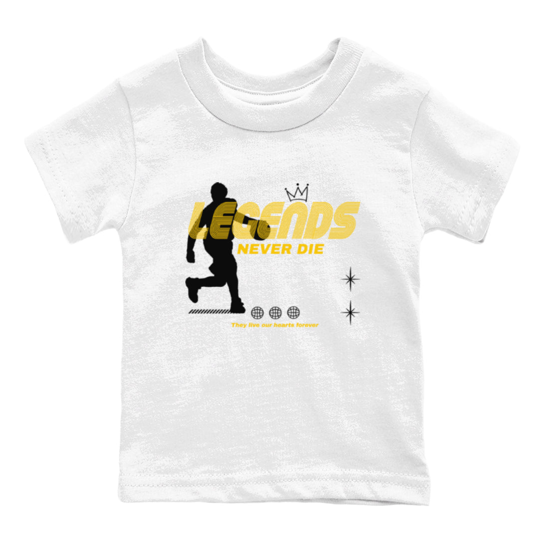 Legends Never Die snkmatch Tees Kids - Dunk High Pollen