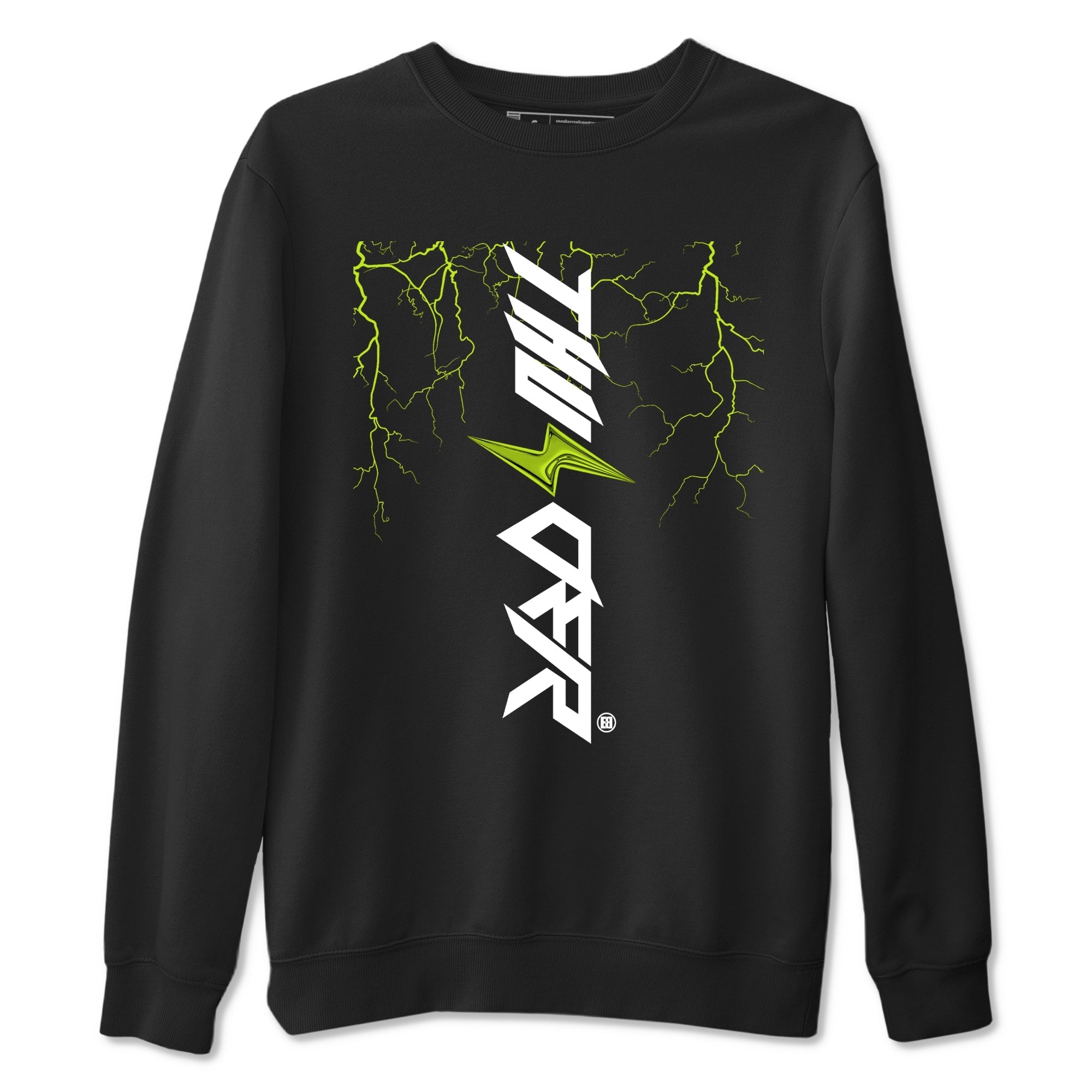 Lightning Thunder snkmatch Tees - Air Foamposite One Black Volt