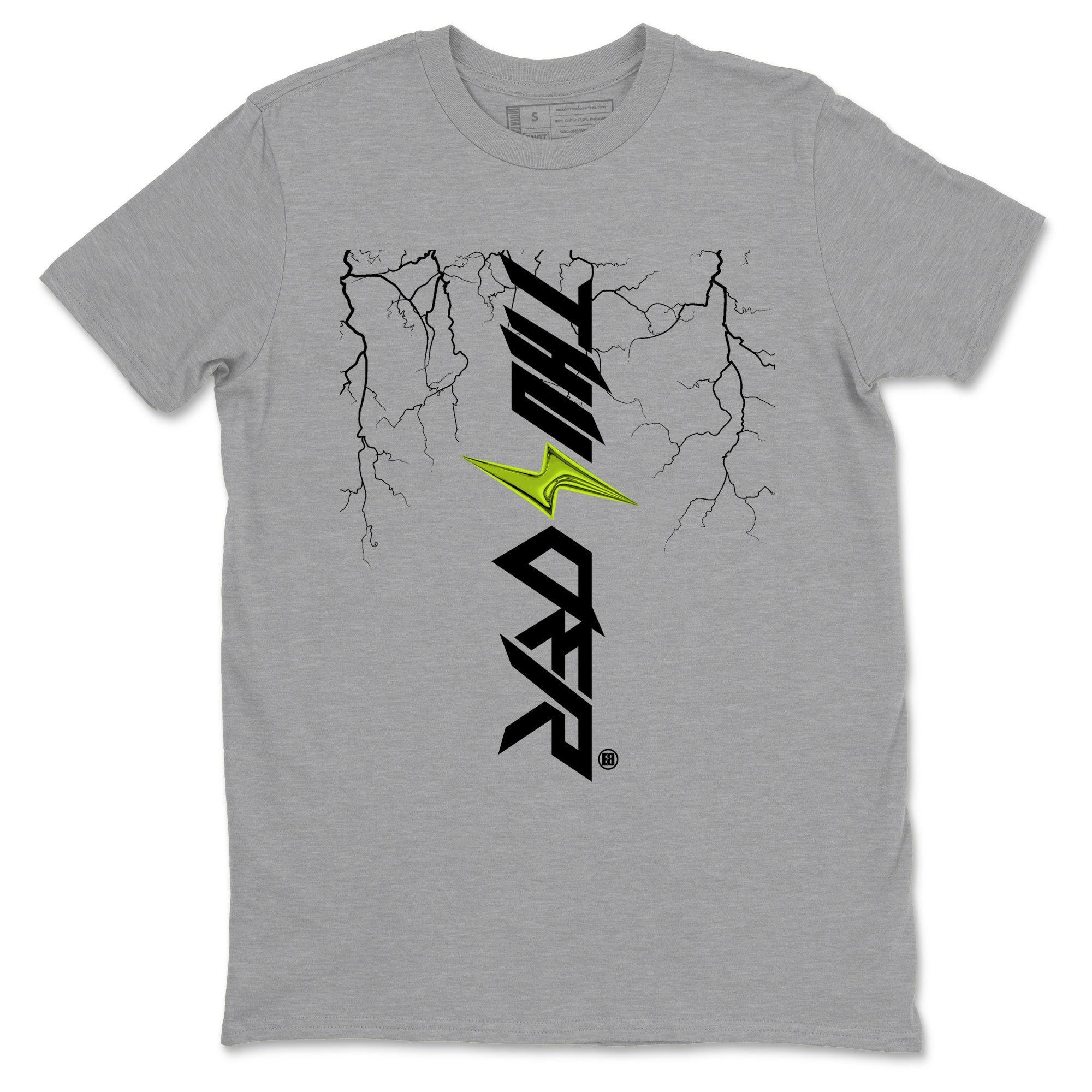 Lightning Thunder snkmatch Tees - Air Foamposite One Black Volt