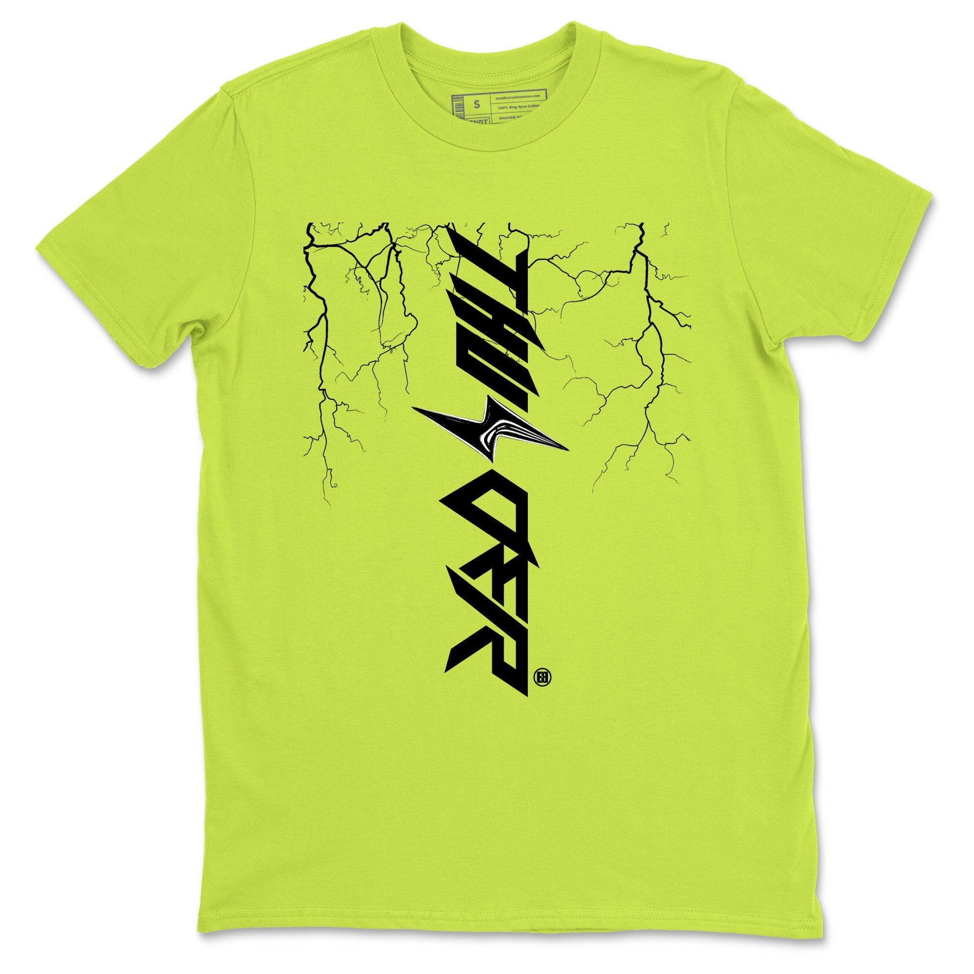 Lightning Thunder snkmatch Tees - Air Foamposite One Black Volt