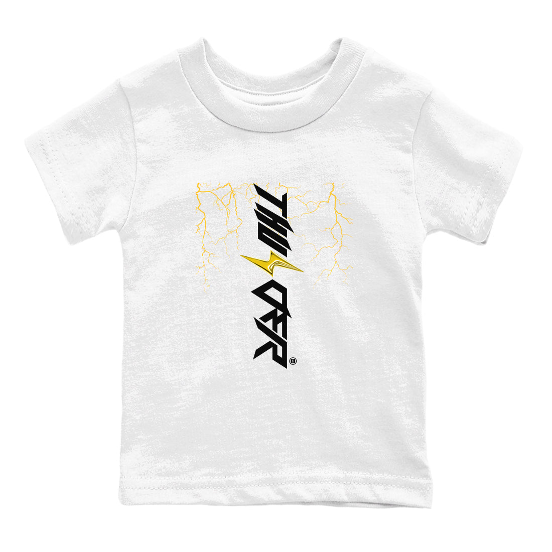 Lightning Thunder snkmatch Tees Kids - Air Jordan 4 Thunder