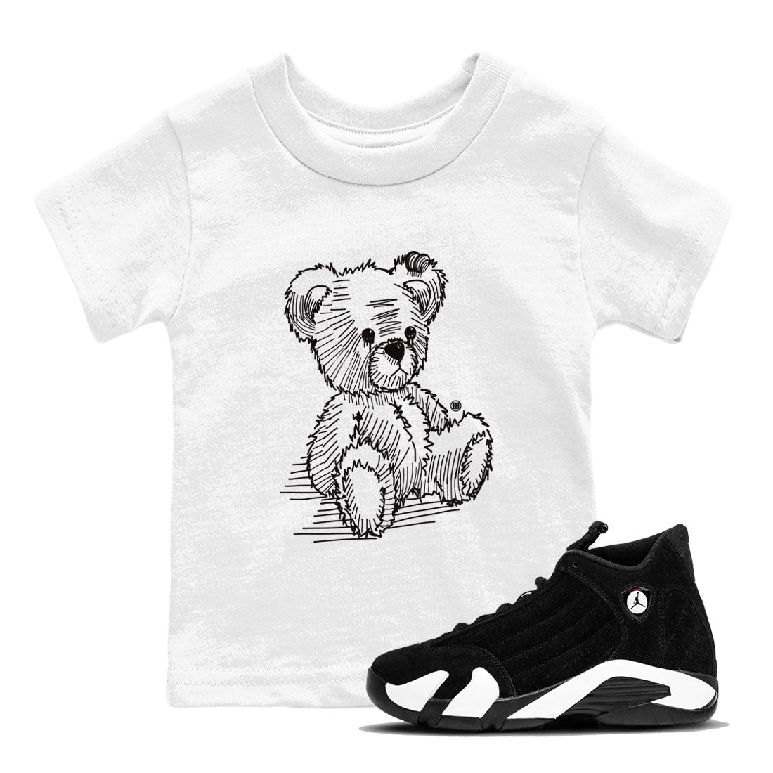 Line Bear snkmatch Tee Kids - Air Jordan 14 Panda