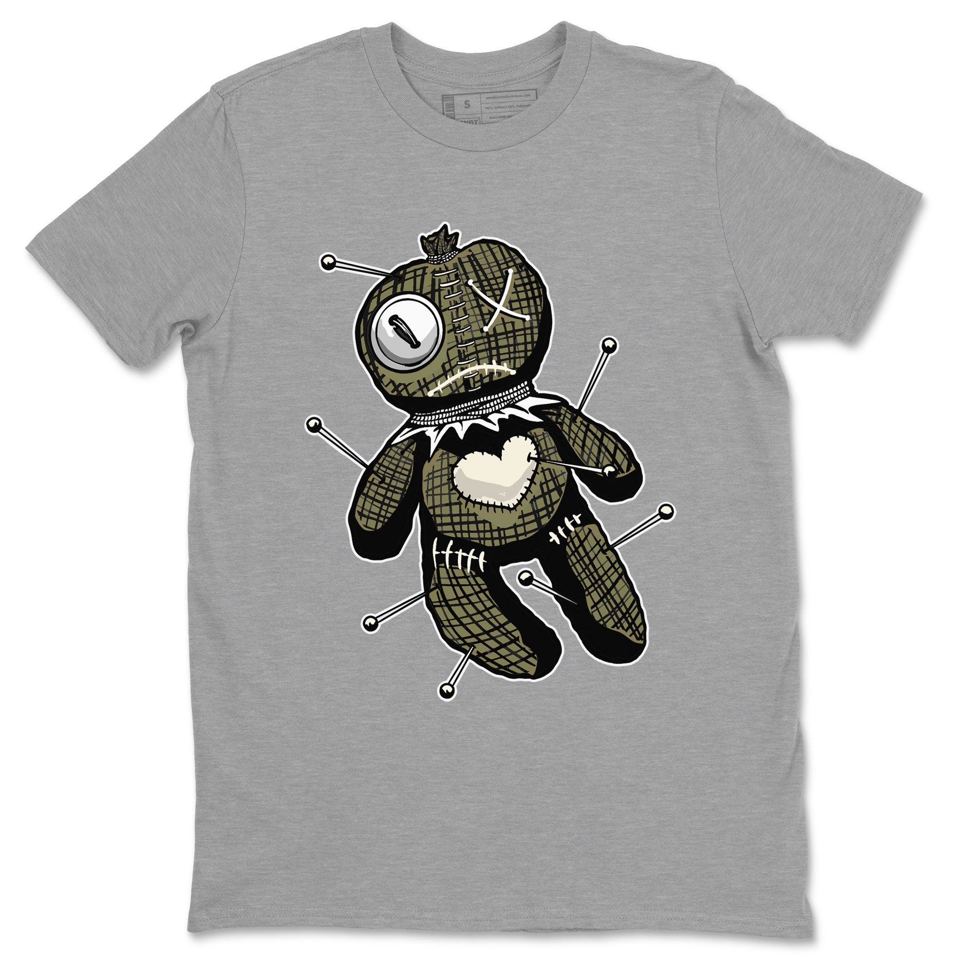 Linen Voodoo Doll snkmatch Tee - Air Jordan 4 Medium Olive