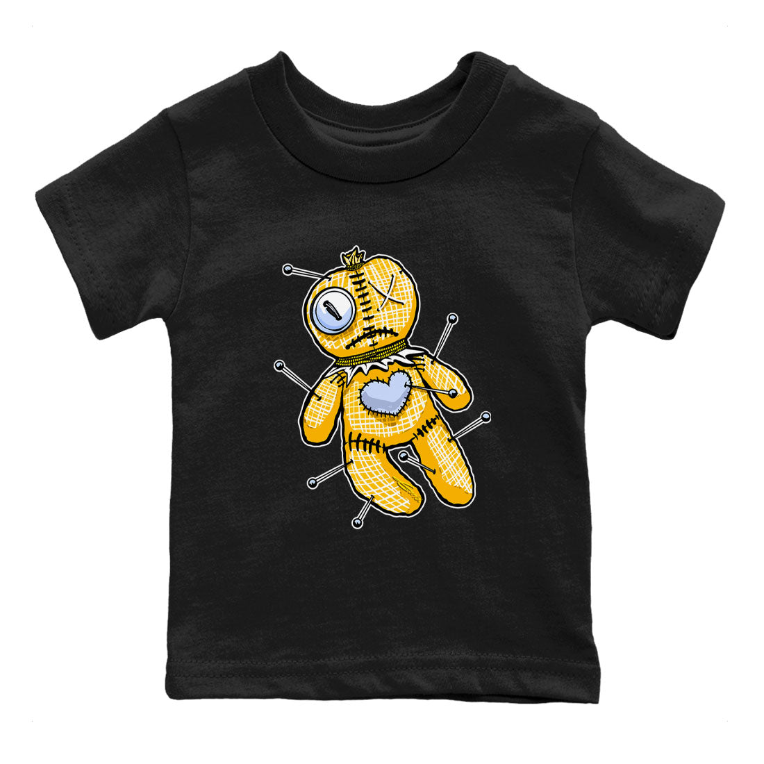 Linen Voodoo Doll snkmatch Tees Kids - Air Jordan 6 Yellow Ochre
