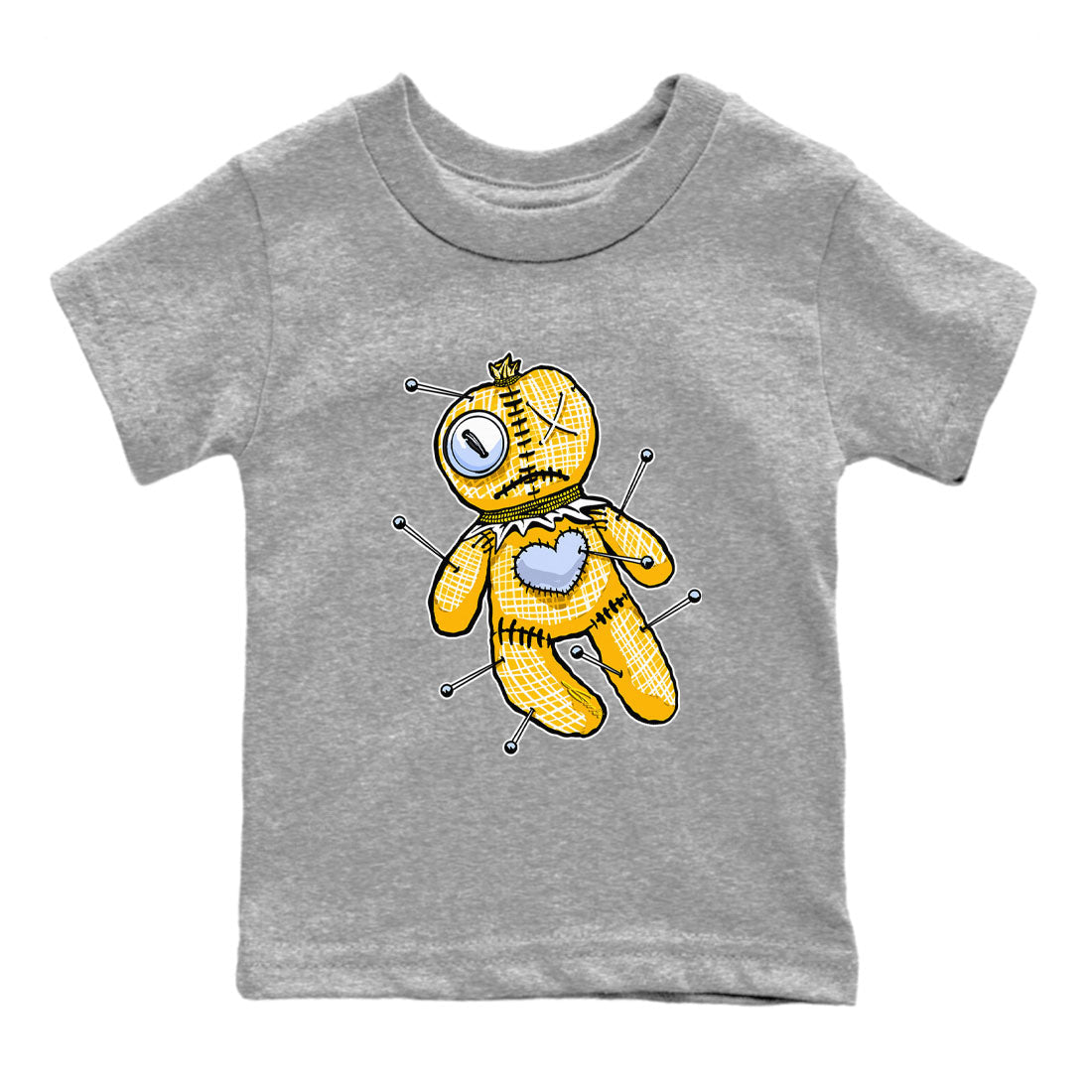 Linen Voodoo Doll snkmatch Tees Kids - Air Jordan 6 Yellow Ochre