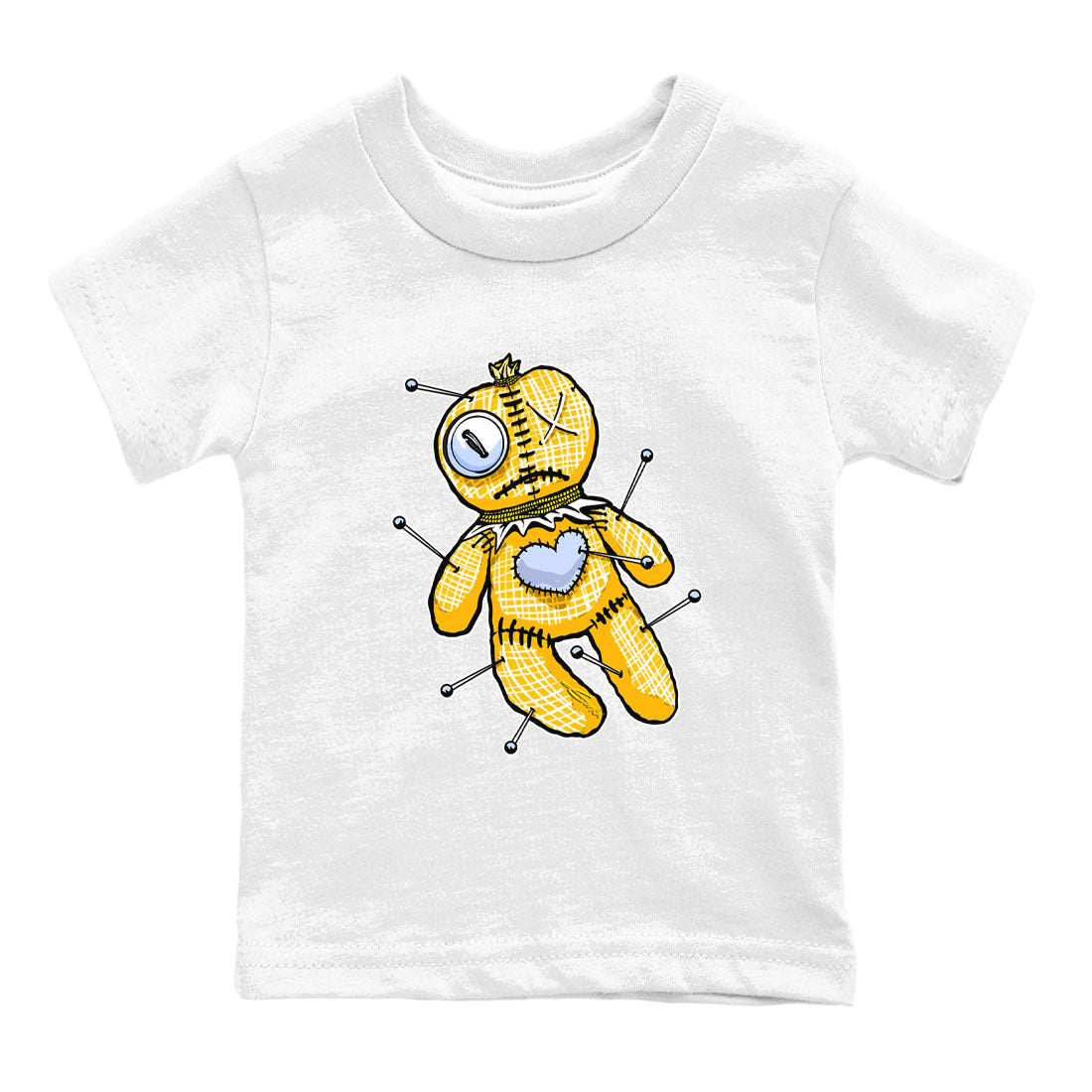 Linen Voodoo Doll snkmatch Tees Kids - Air Jordan 6 Yellow Ochre