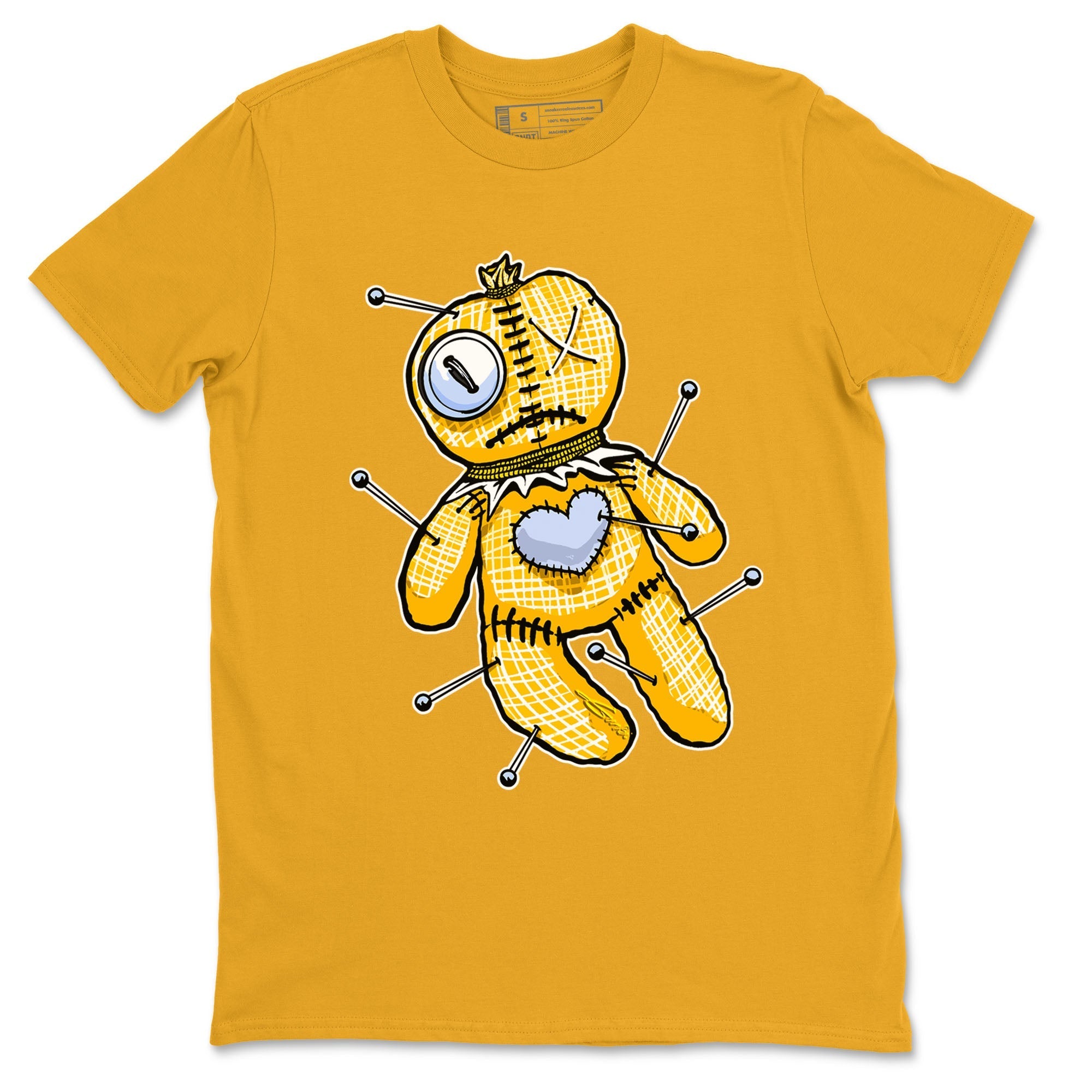 Linen Voodoo Doll snkmatch Tees - Air Jordan 6 Yellow Ochre