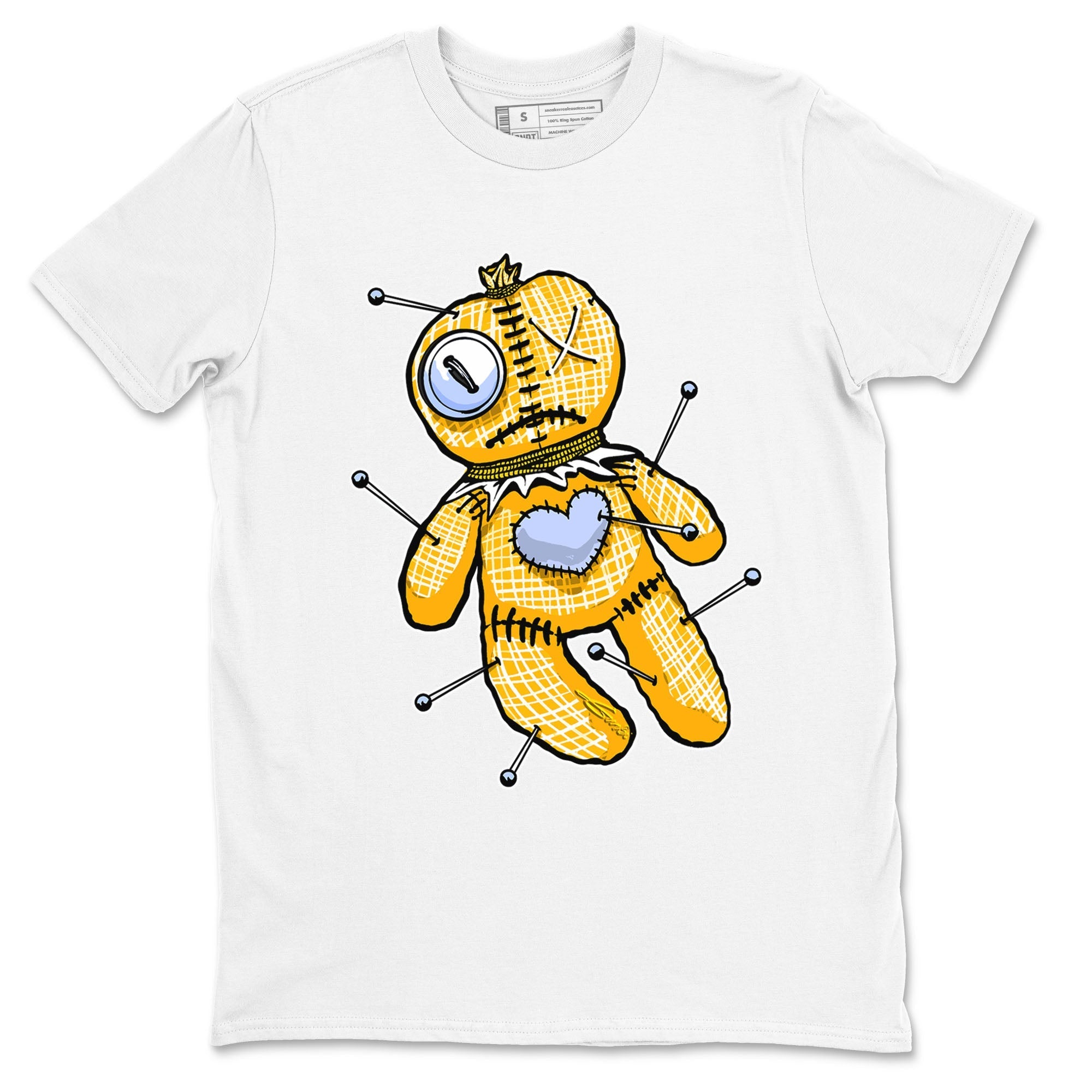 Linen Voodoo Doll snkmatch Tees - Air Jordan 6 Yellow Ochre