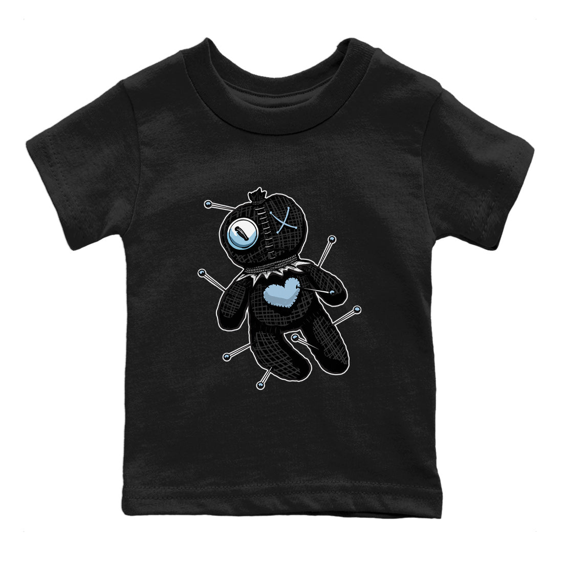 Linen Voodoo Doll Kids Tops - Air Jordan 7 Chambray