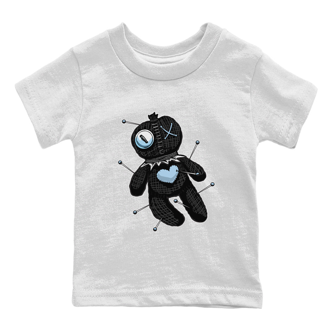 Linen Voodoo Doll Kids Tops - Air Jordan 7 Chambray