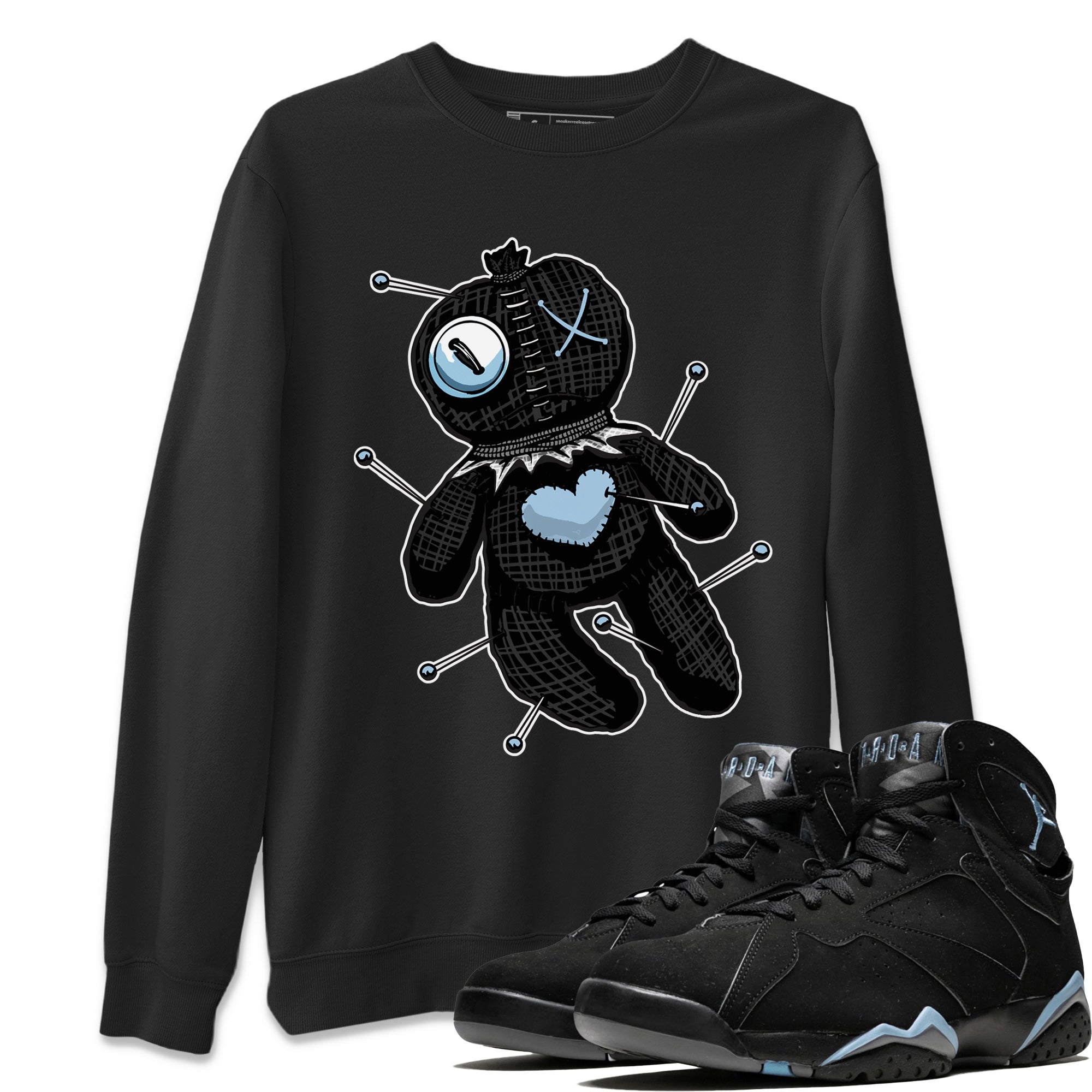 Linen Voodoo Doll Unisex Tops - Air Jordan 7 Chambray