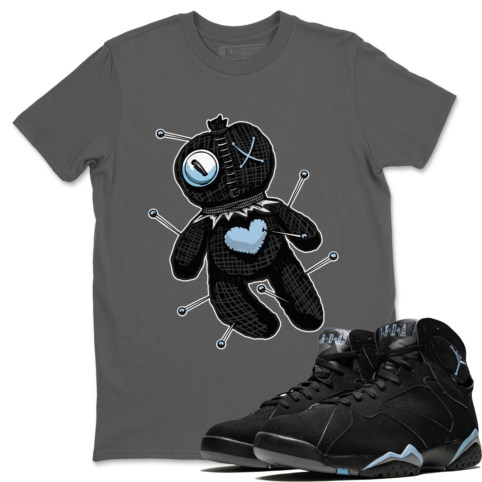 Linen Voodoo Doll Unisex Tops - Air Jordan 7 Chambray