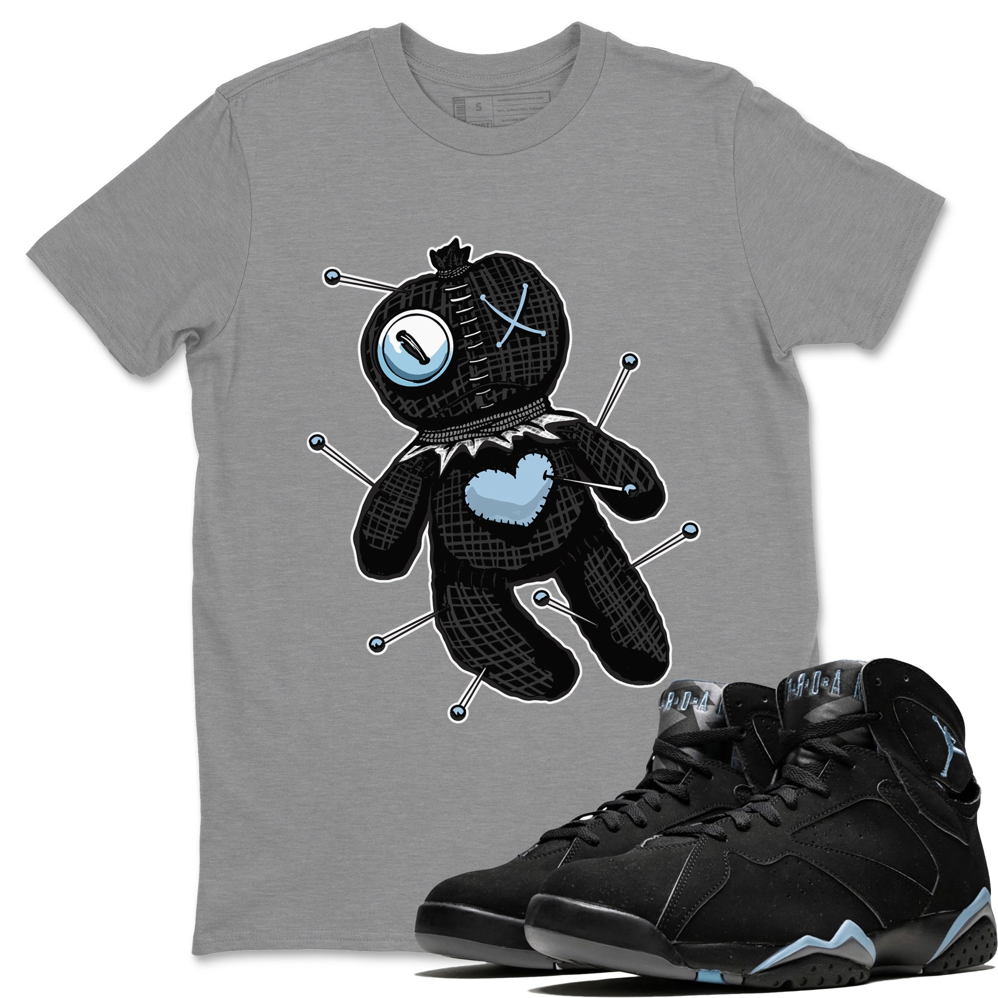 Linen Voodoo Doll Unisex Tops - Air Jordan 7 Chambray