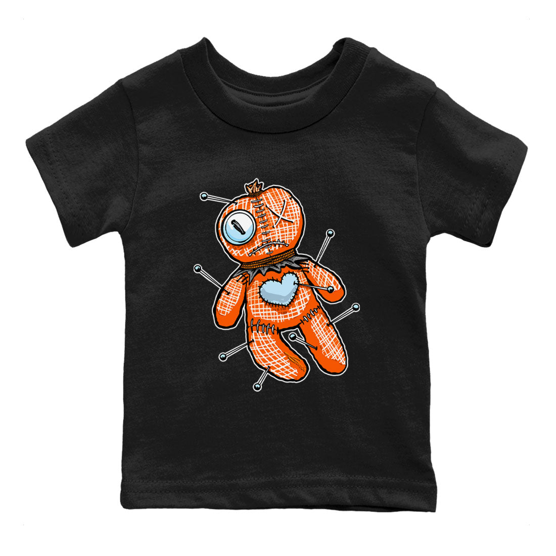 Linen Voodoo Doll snkmatch Tee Kids - Crazy 8 Team Orange