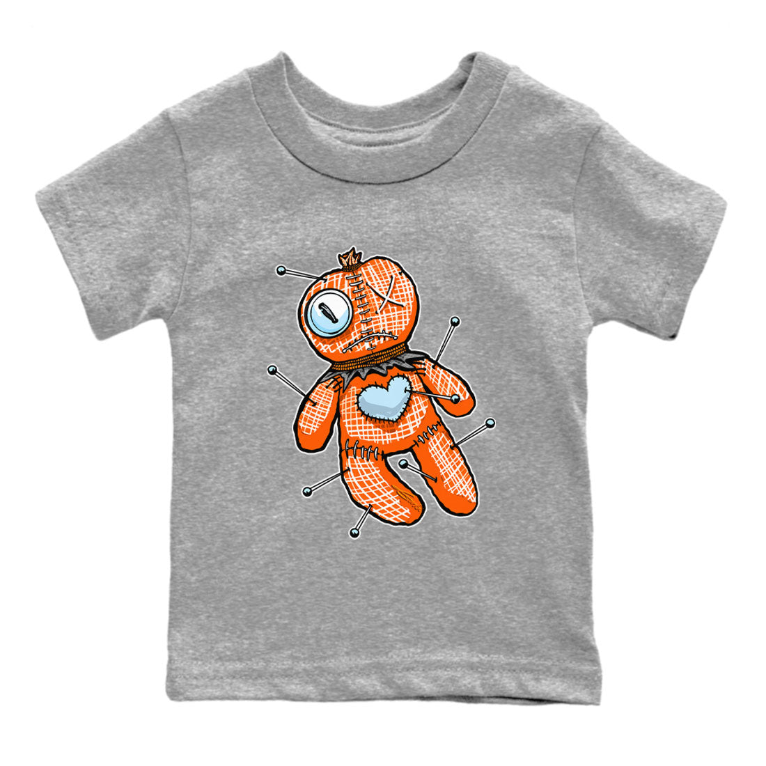 Linen Voodoo Doll snkmatch Tee Kids - Crazy 8 Team Orange