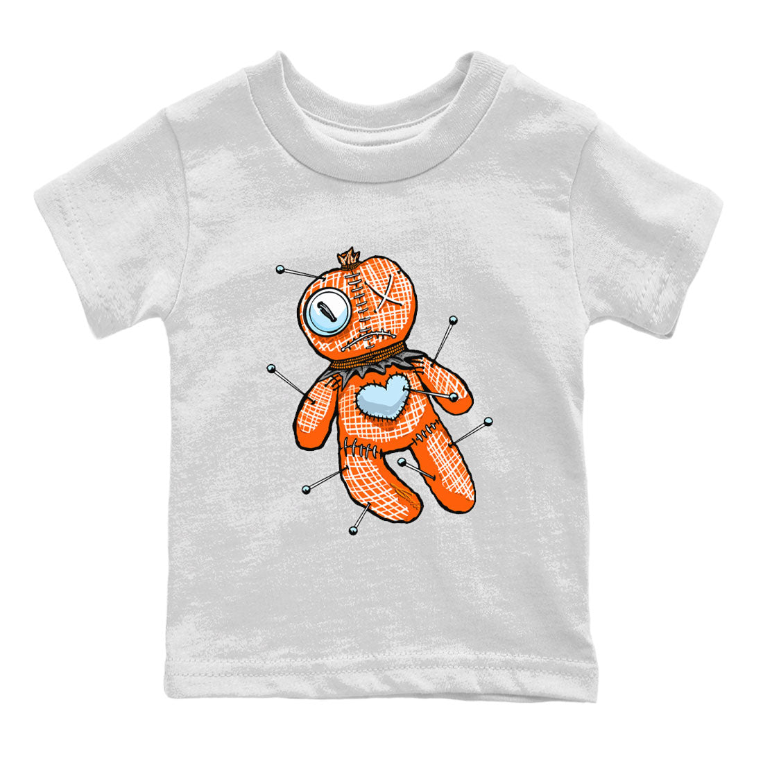 Linen Voodoo Doll snkmatch Tee Kids - Crazy 8 Team Orange