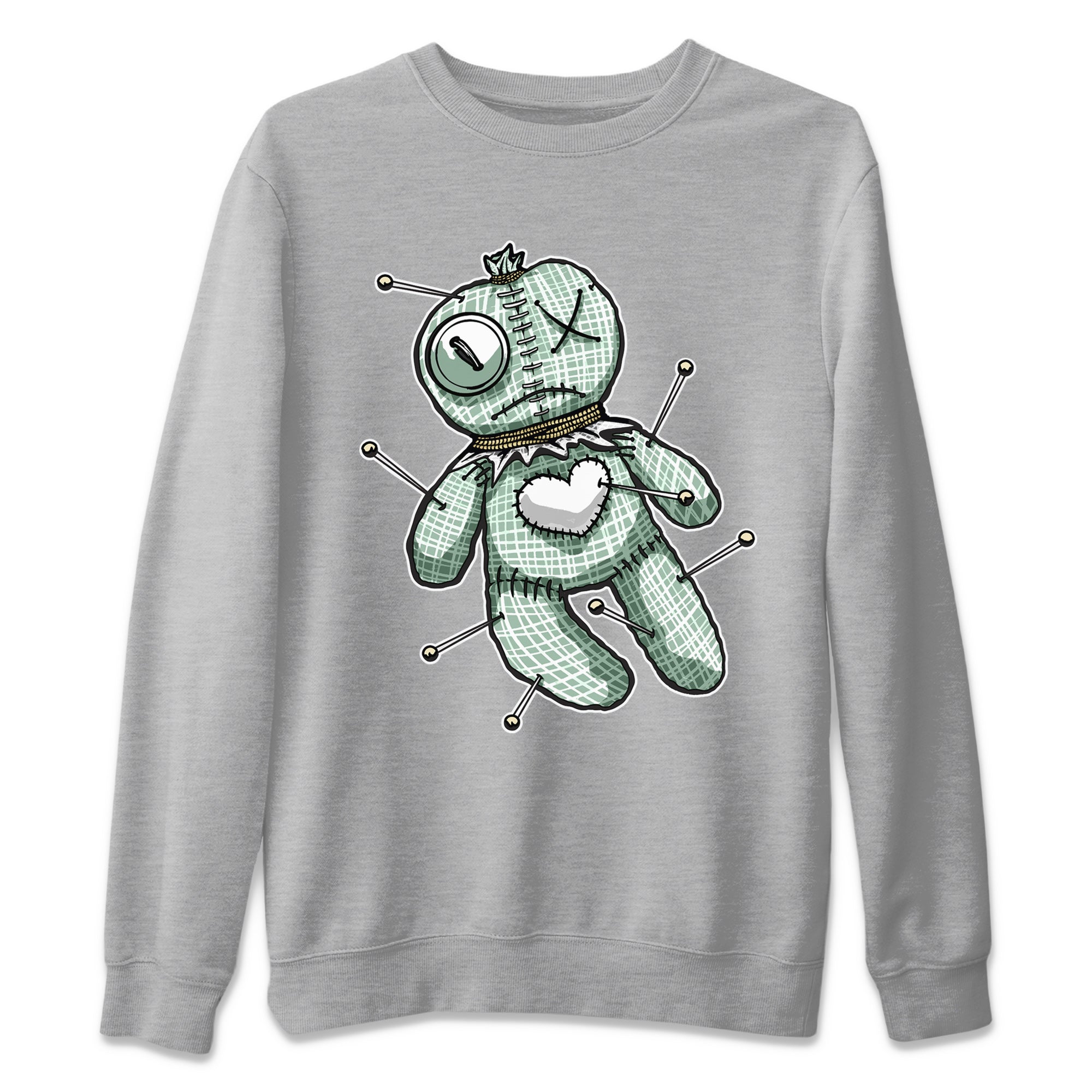 Linen Voodoo Doll Unisex Tops - Dunk Mica Green