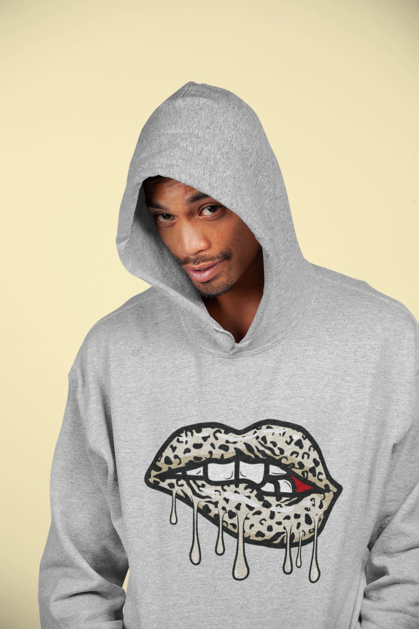 Lips Bite Unisex Tops - Air Jordan 11 Animal Instinct