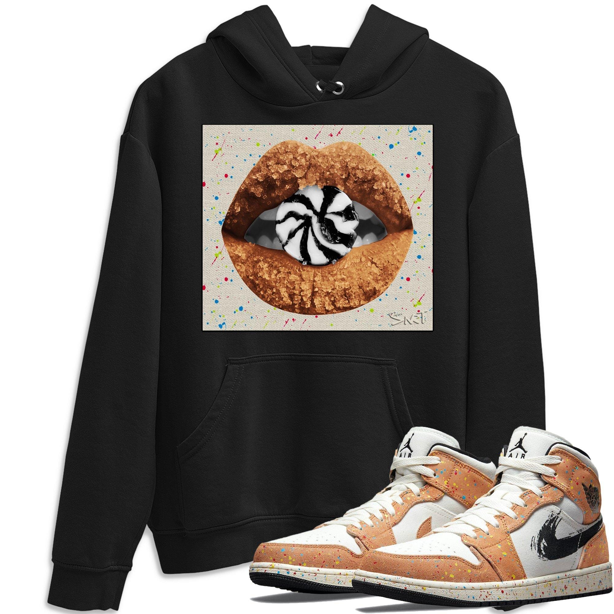 Lips Candy Unisex Tops - Air Jordan 1 Brushstroke