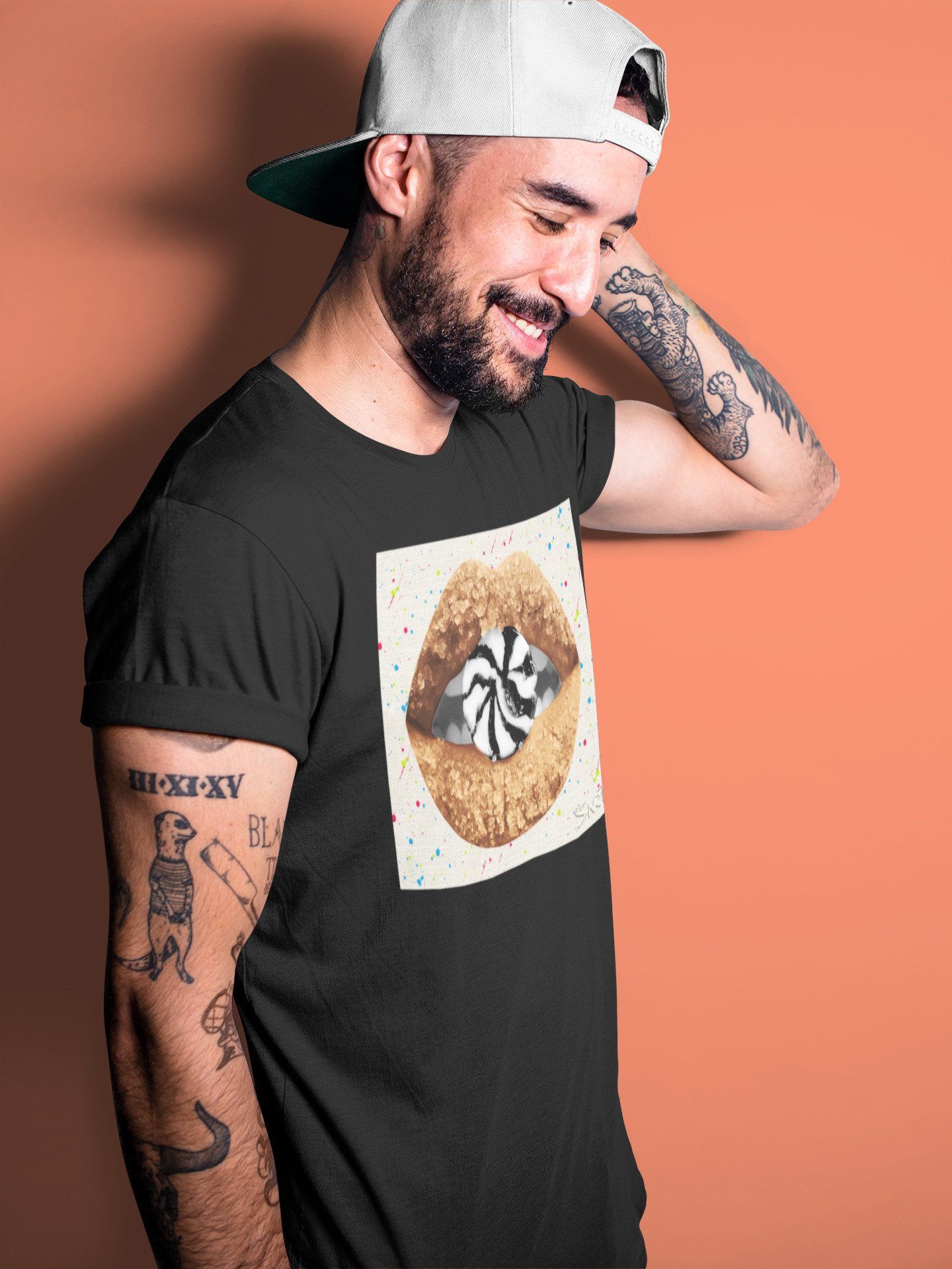 Lips Candy Unisex Tops - Air Jordan 1 Brushstroke