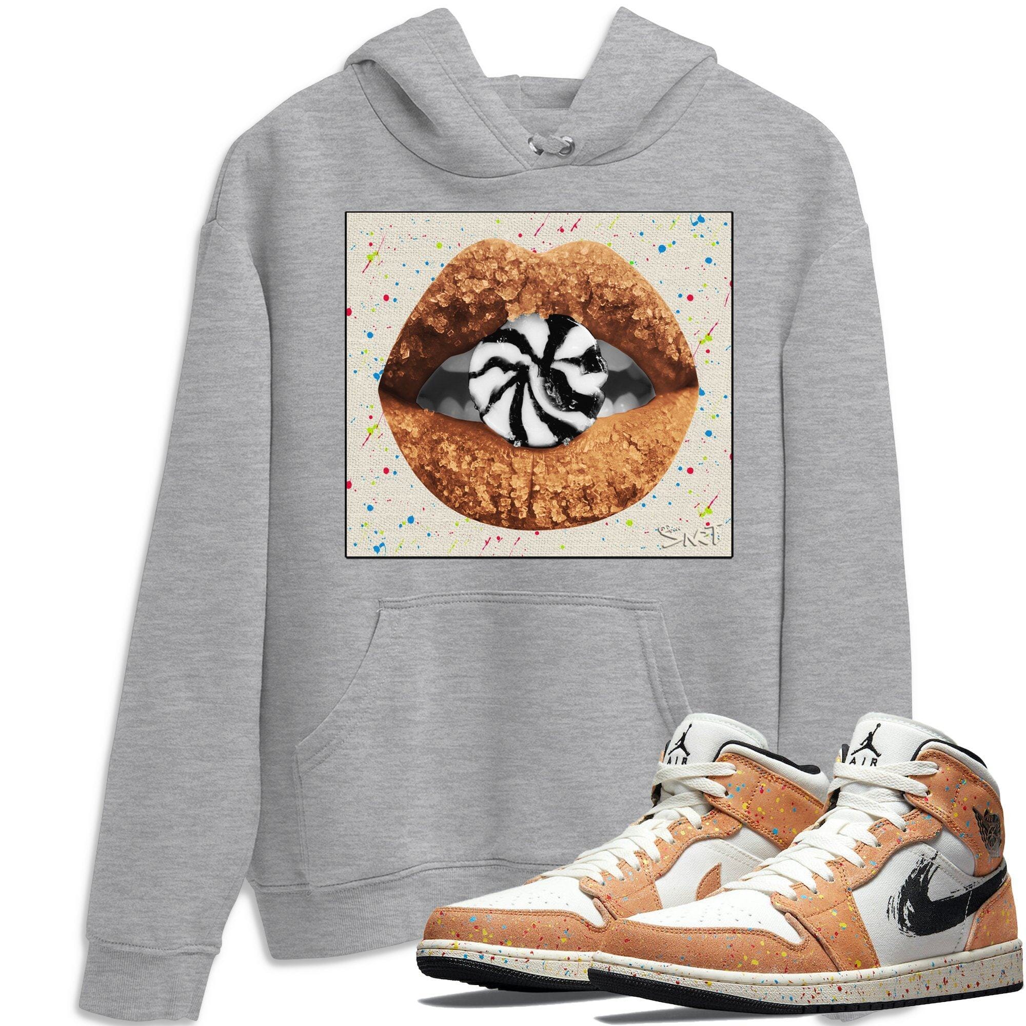 Lips Candy Unisex Tops - Air Jordan 1 Brushstroke