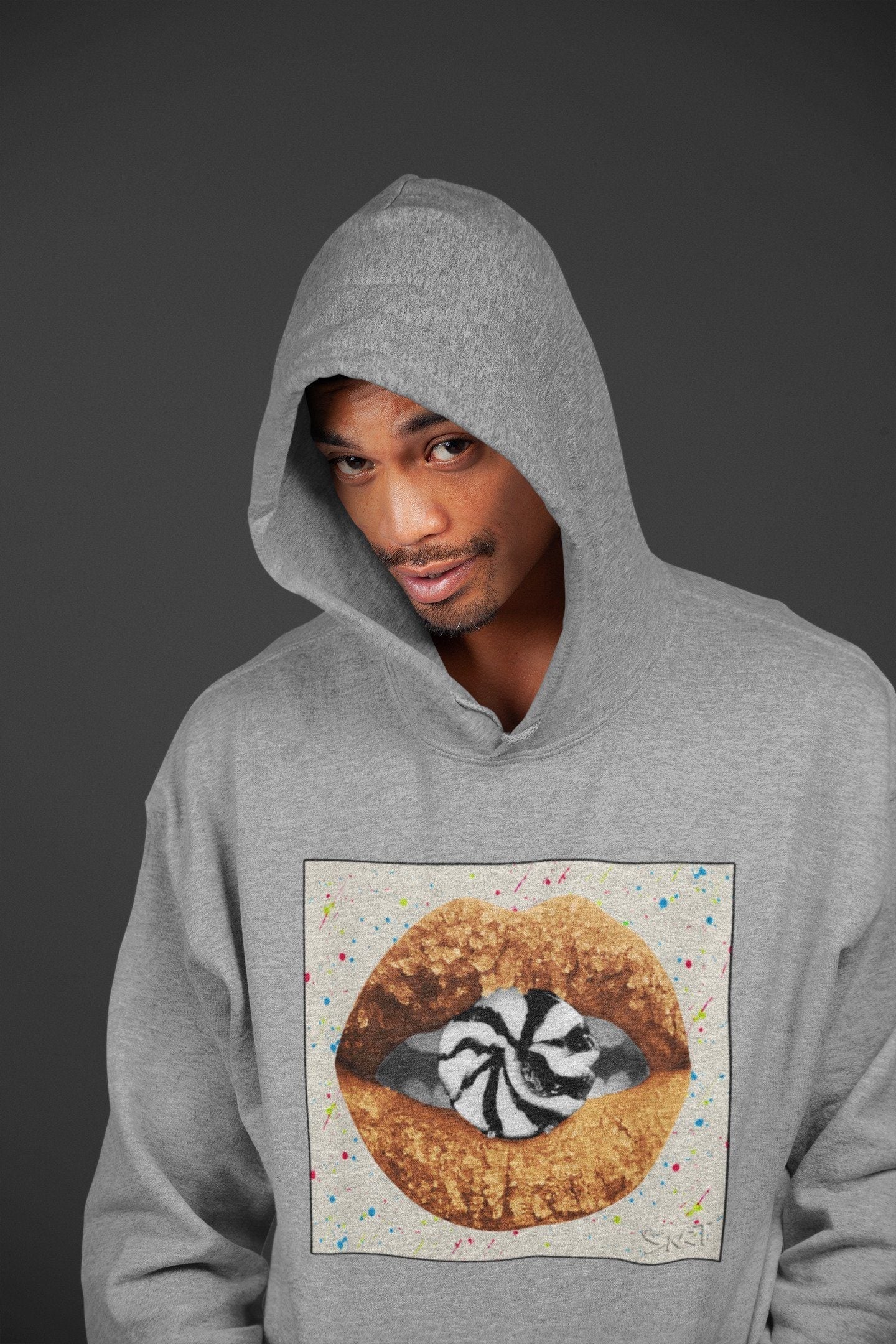 Lips Candy Unisex Tops - Air Jordan 1 Brushstroke
