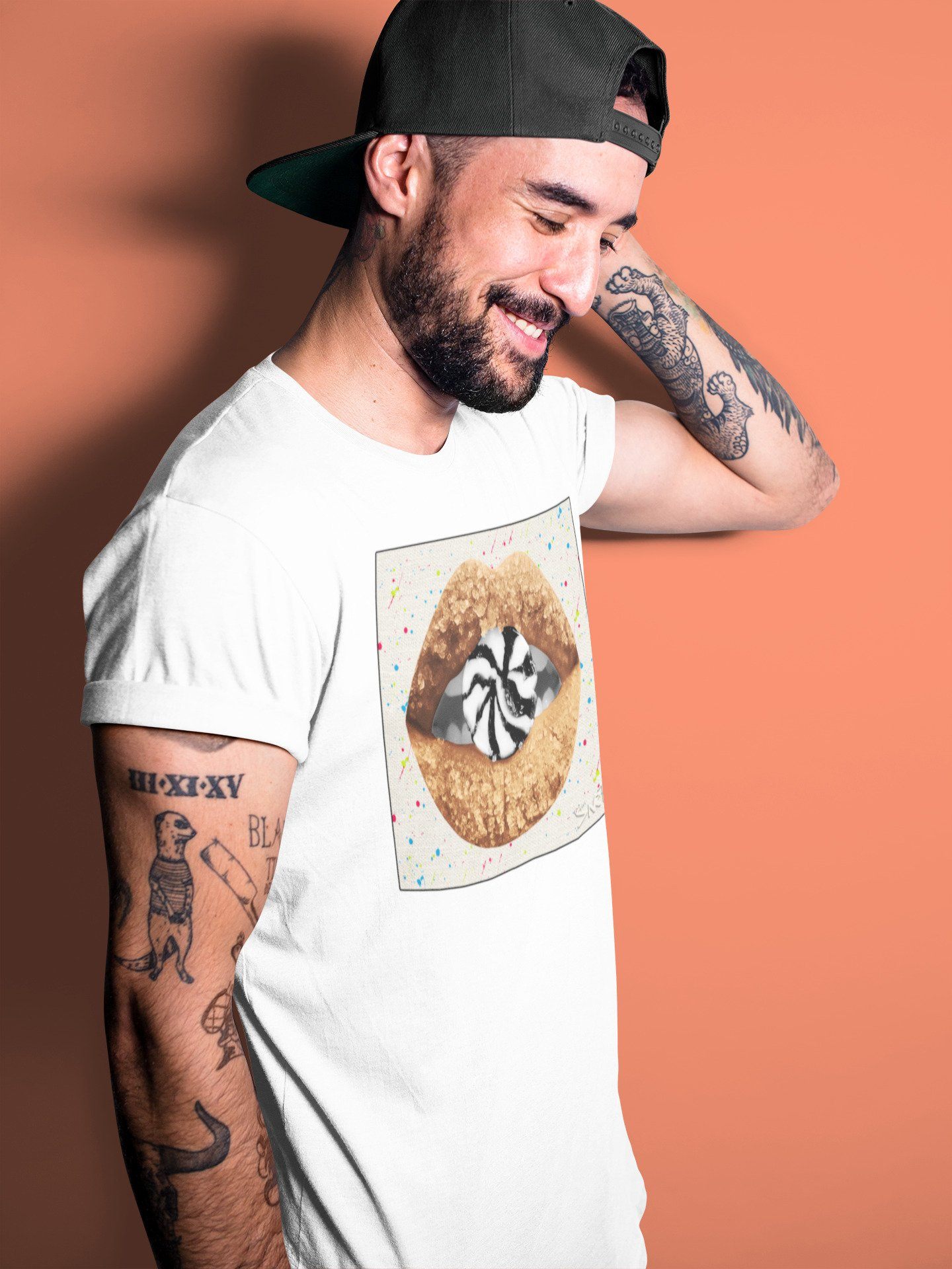 Lips Candy Unisex Tops - Air Jordan 1 Brushstroke