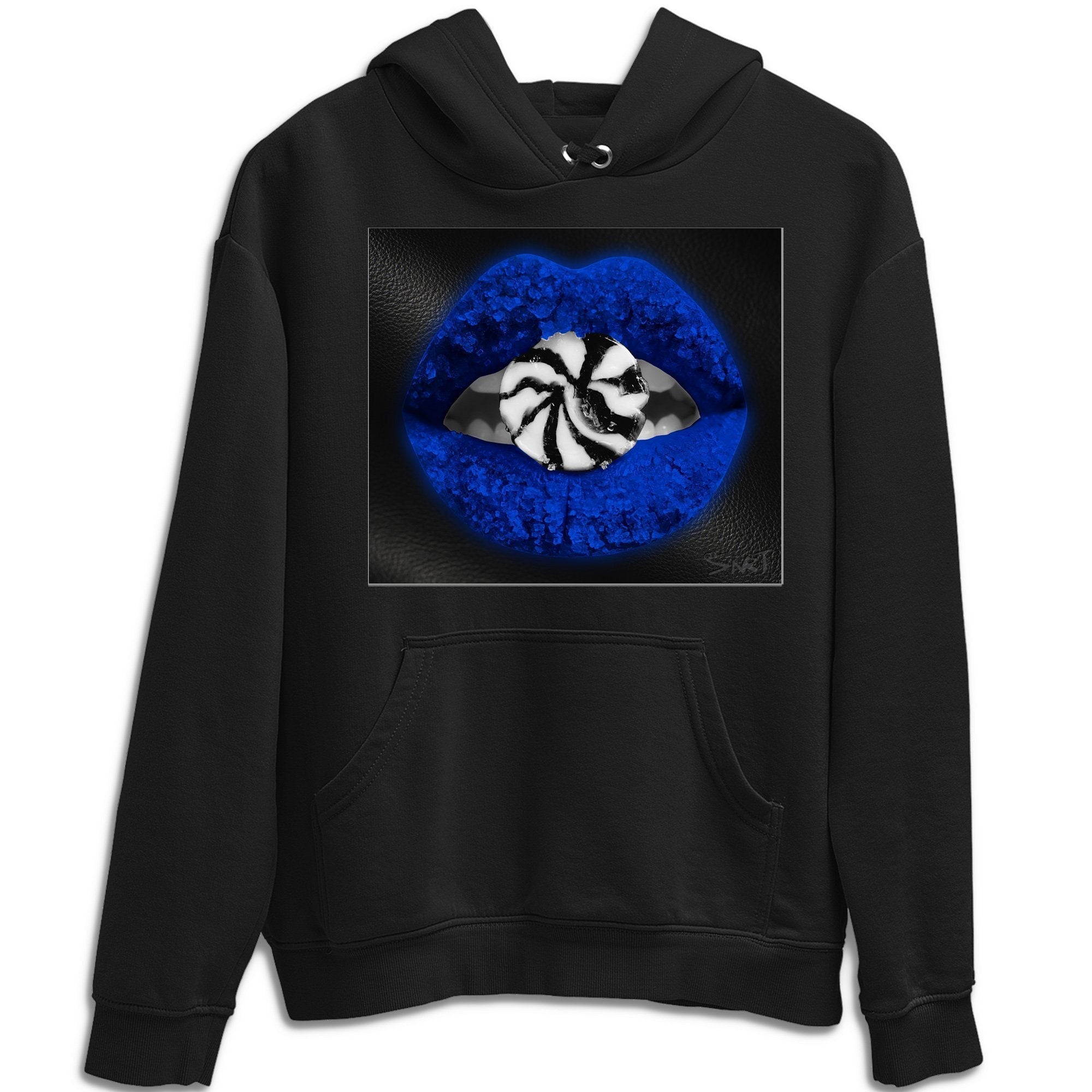 Lips Candy Unisex Tops - Air Jordan 1 Royal Black