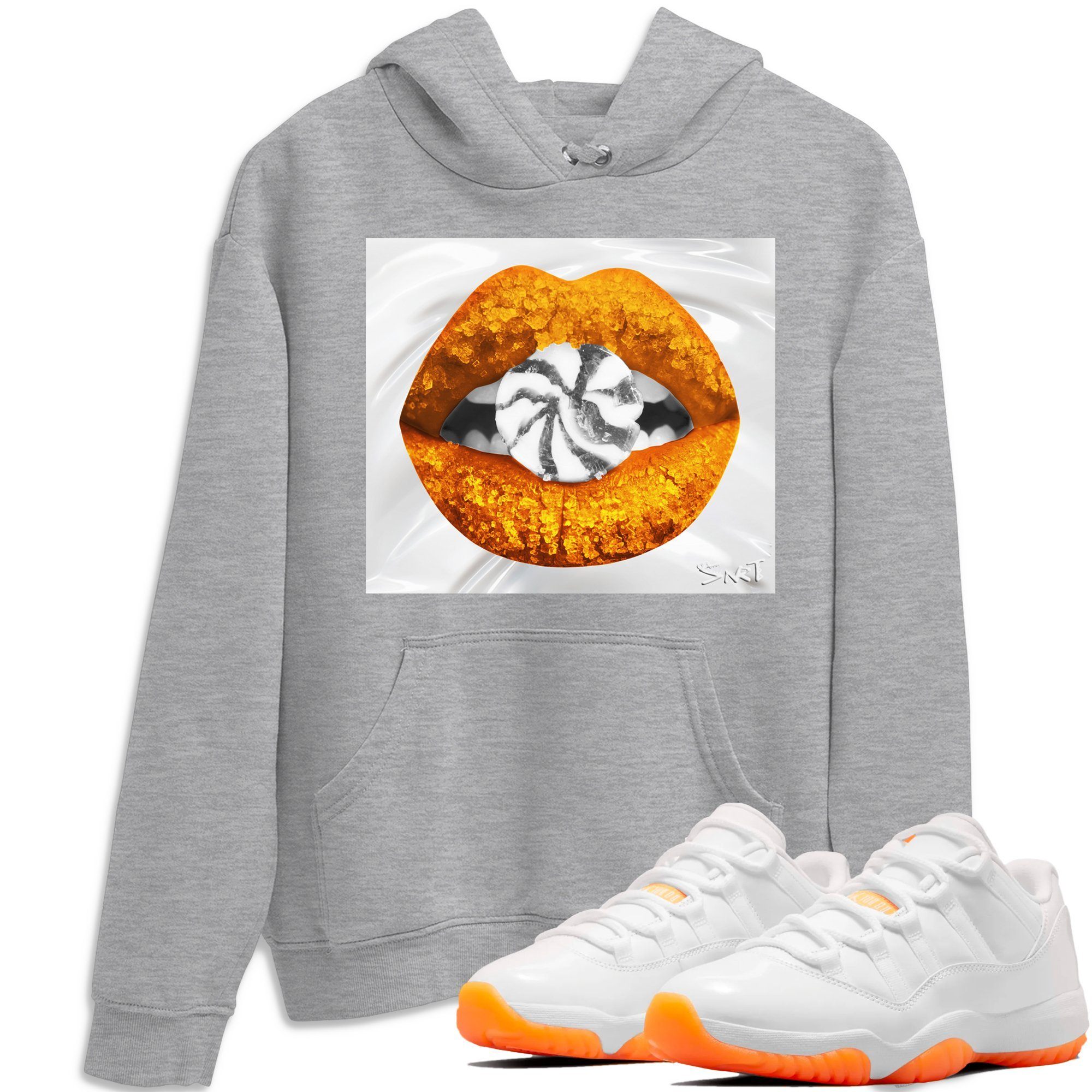 Lips Candy Unisex Tops - Air Jordan 11 Citrus