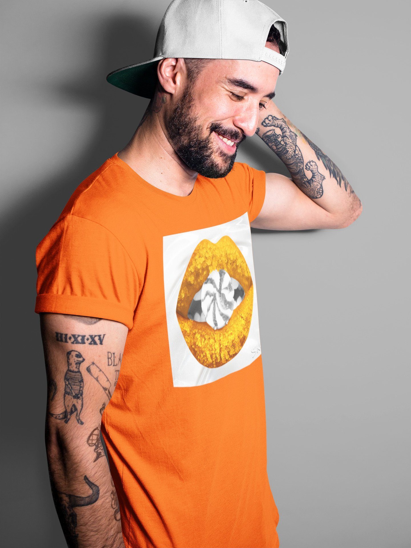 Lips Candy Unisex Tops - Air Jordan 11 Citrus