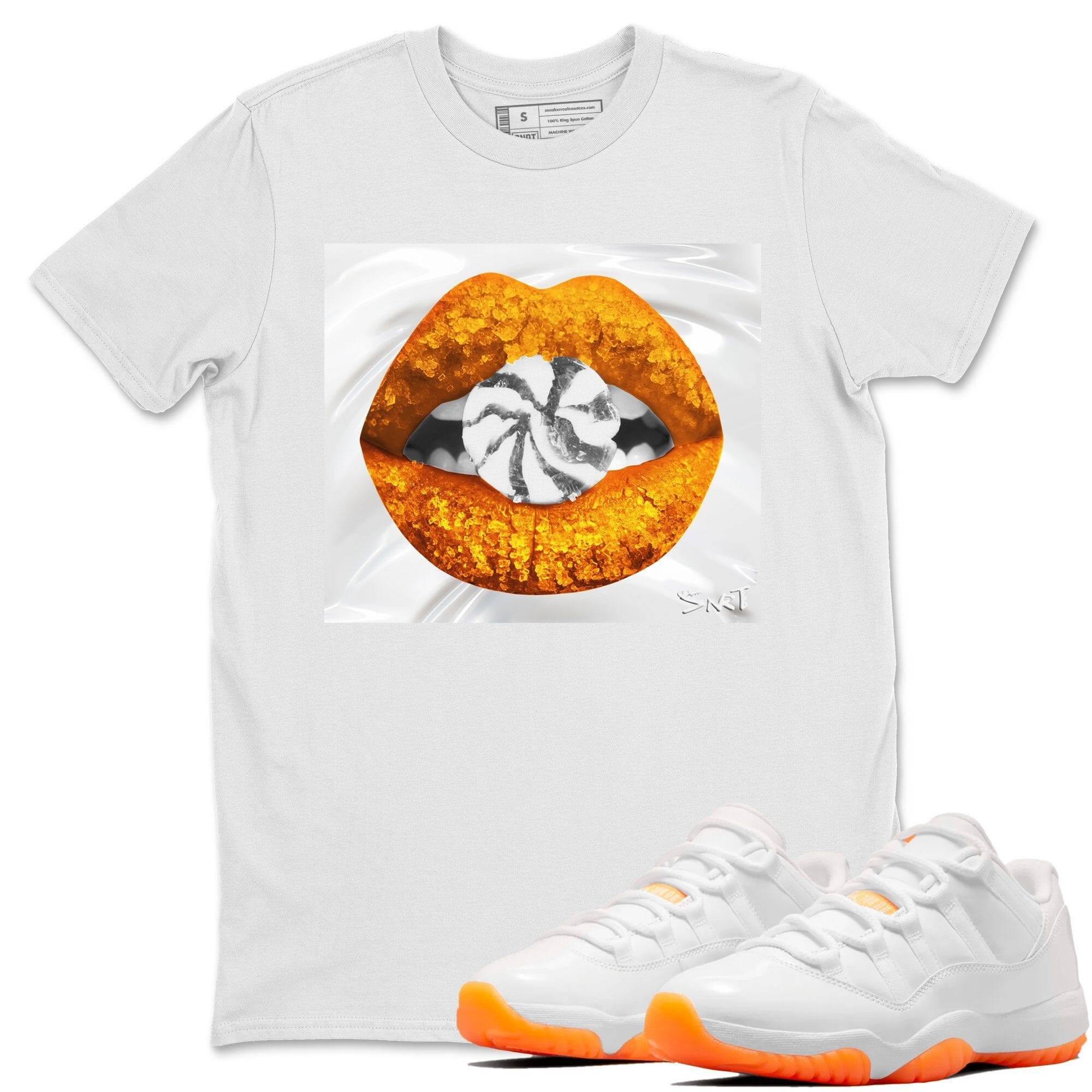 Lips Candy Unisex Tops - Air Jordan 11 Citrus